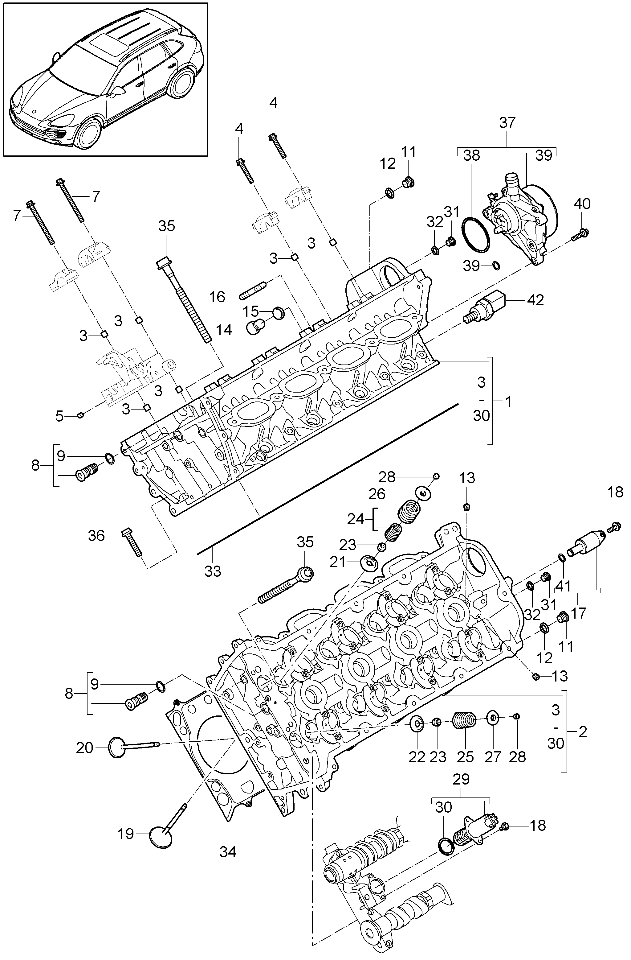 Porsche 99970158240 - Прокладка, впускной коллектор autosila-amz.com