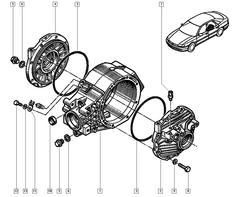 RENAULT 7703075347 - Пробка масляного поддона сливная заднего редуктора RENAULT autosila-amz.com