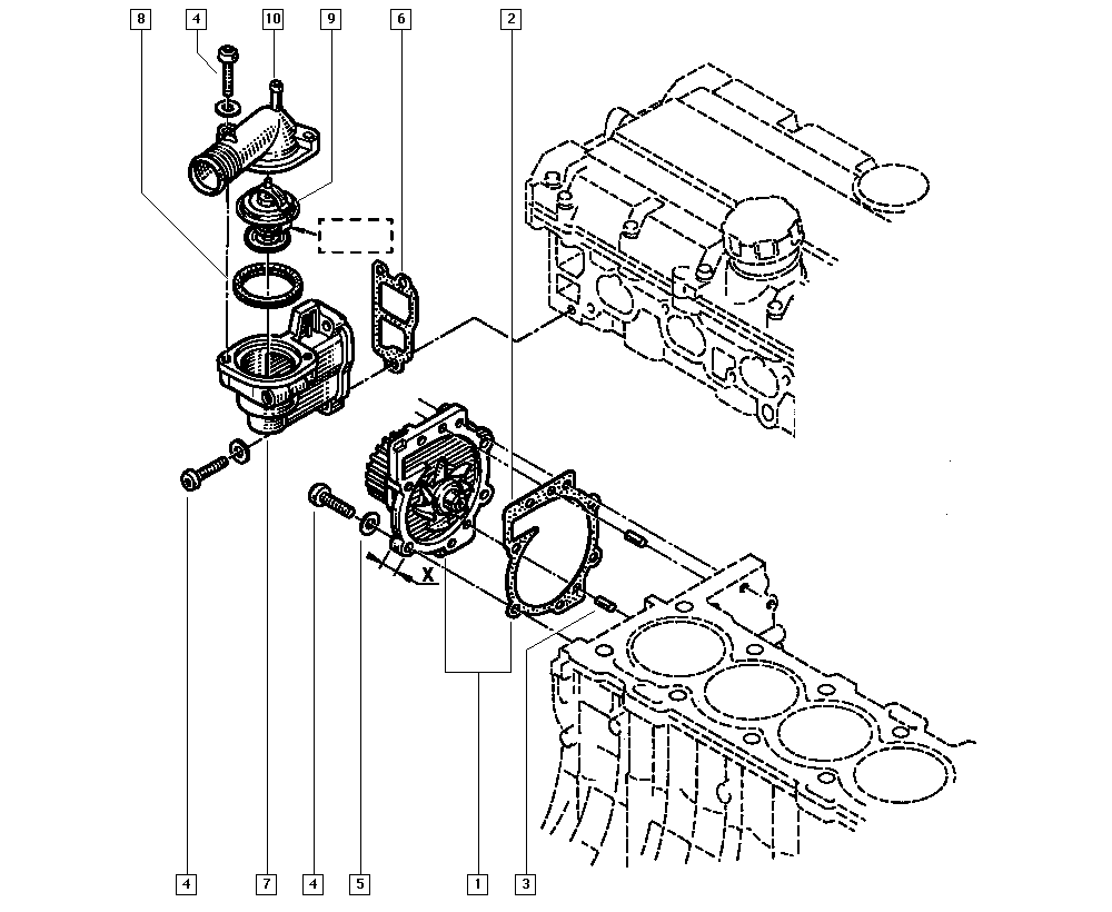 RENAULT TRUCKS 7438610035 - Водяной насос autosila-amz.com