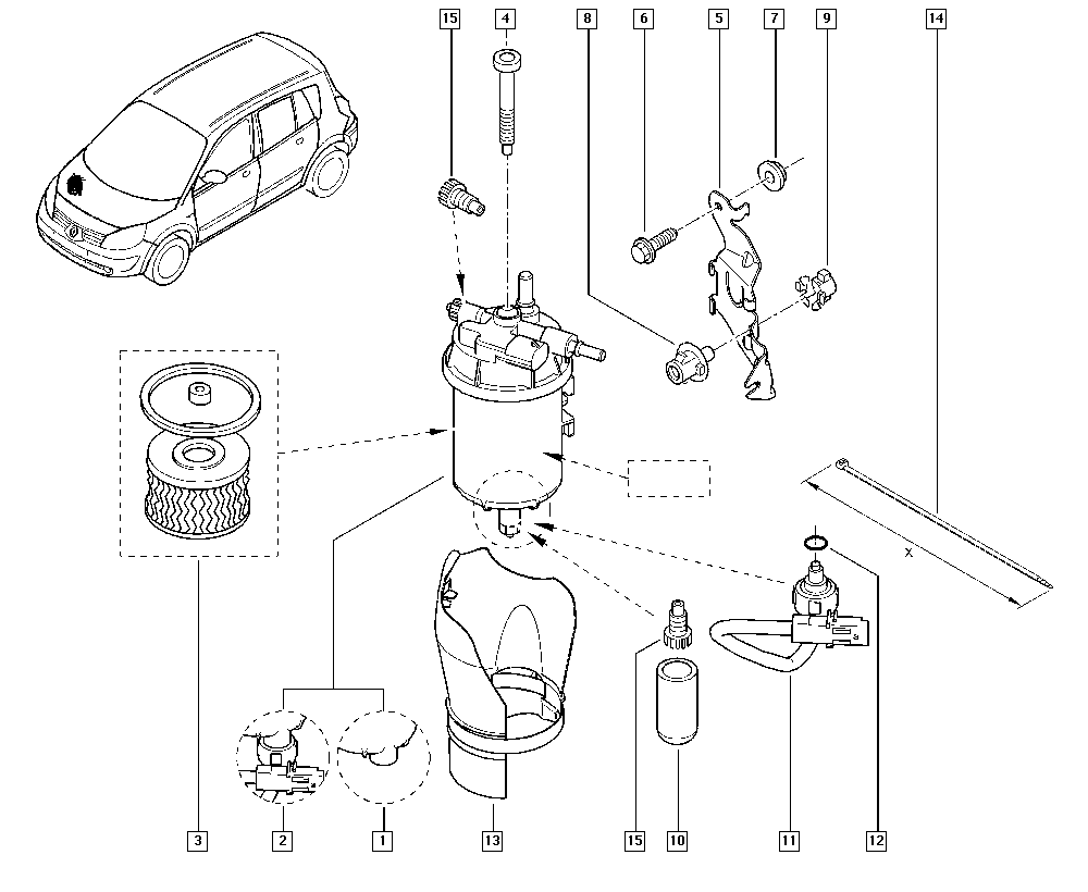 RENAULT TRUCKS 7701478972 - Топливный фильтр autosila-amz.com