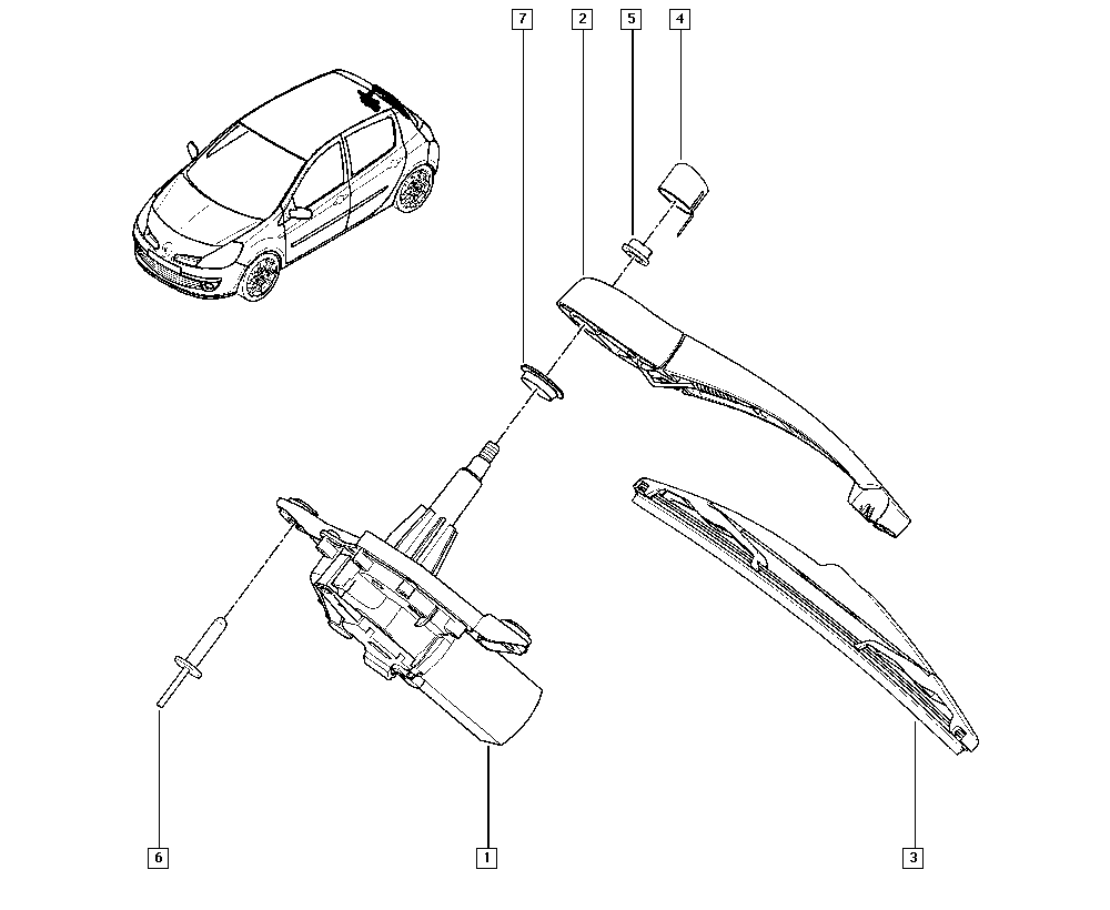 RENAULT 7711 422 568 - Щетка стеклоочистителя autosila-amz.com