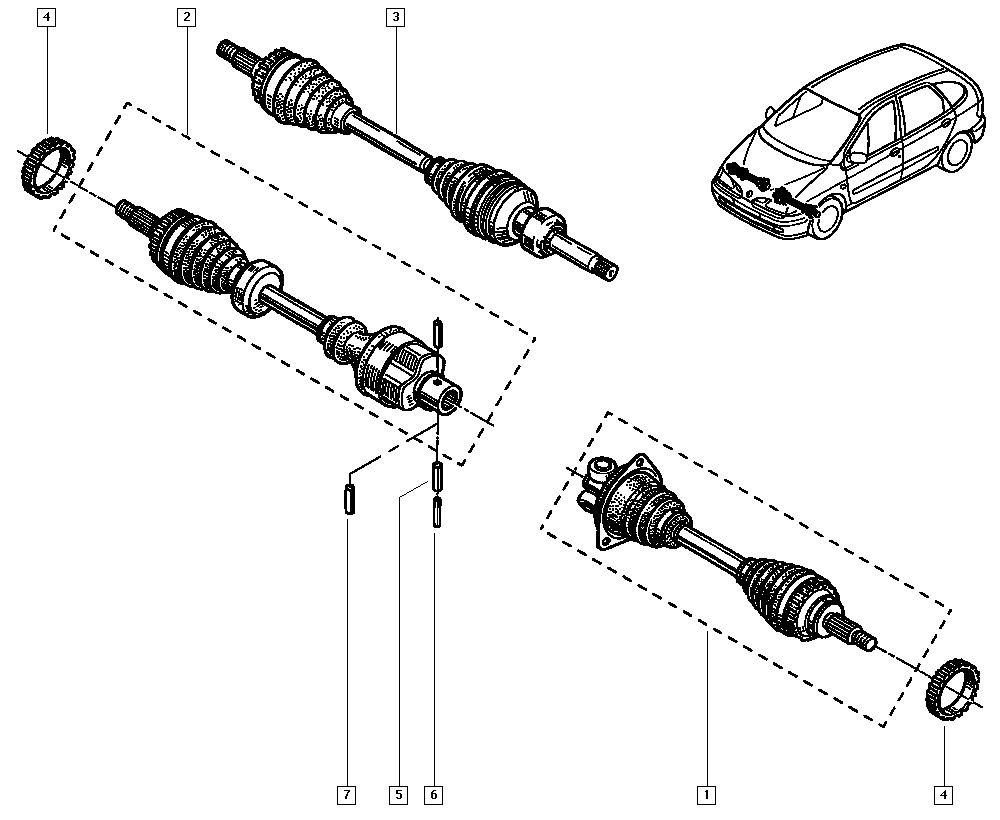 OM 8200087857 - Приводной вал autosila-amz.com