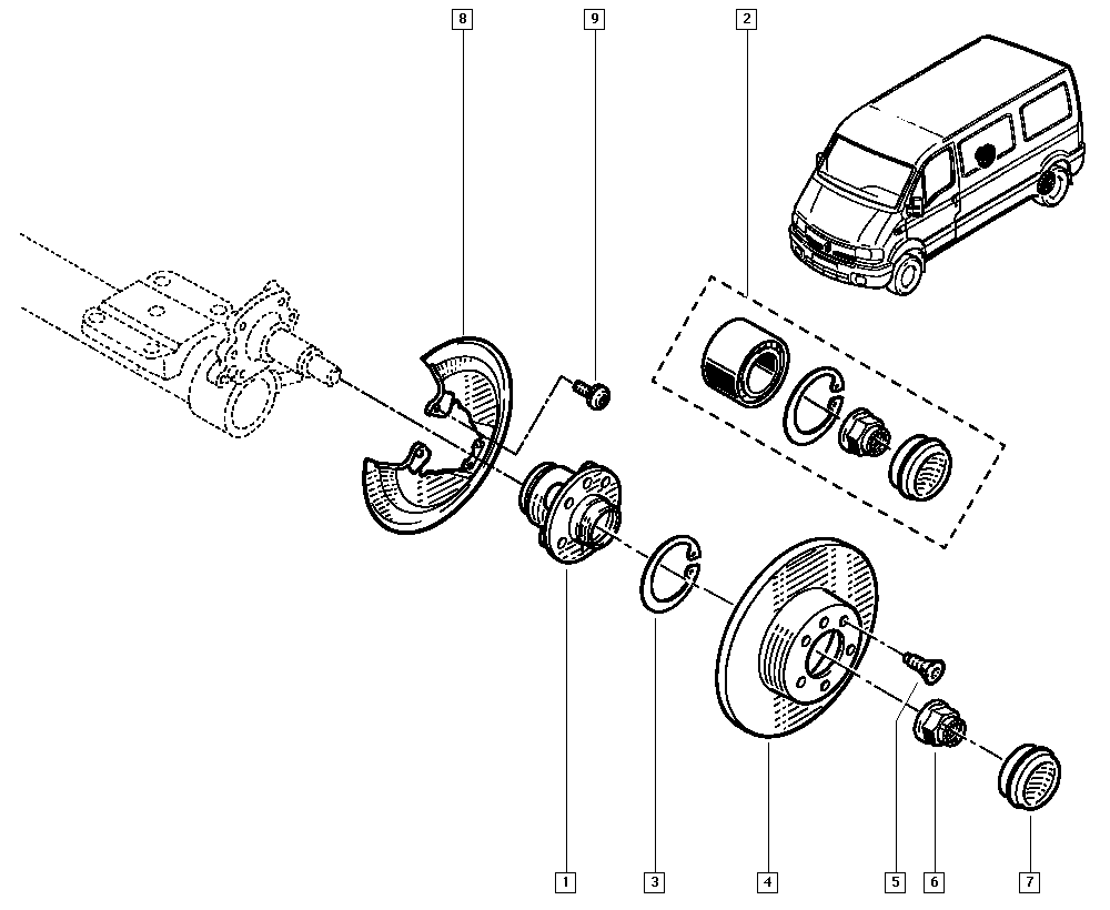 Opel 7701206742 - Комплект подшипника ступицы колеса autosila-amz.com