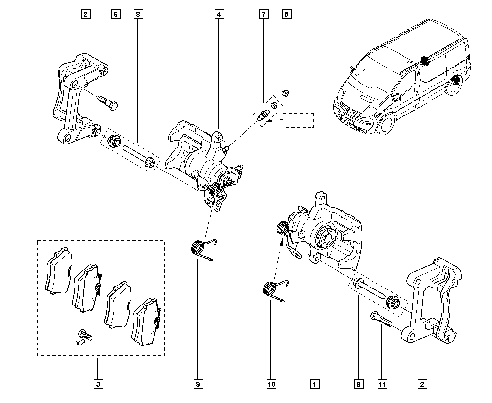 VAG 77 01 054 772 - Тормозные колодки, дисковые, комплект autosila-amz.com