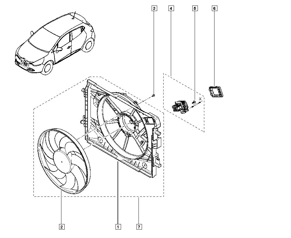 RENAULT 214753416R - Кожух вентилятора сист охл ДВС autosila-amz.com