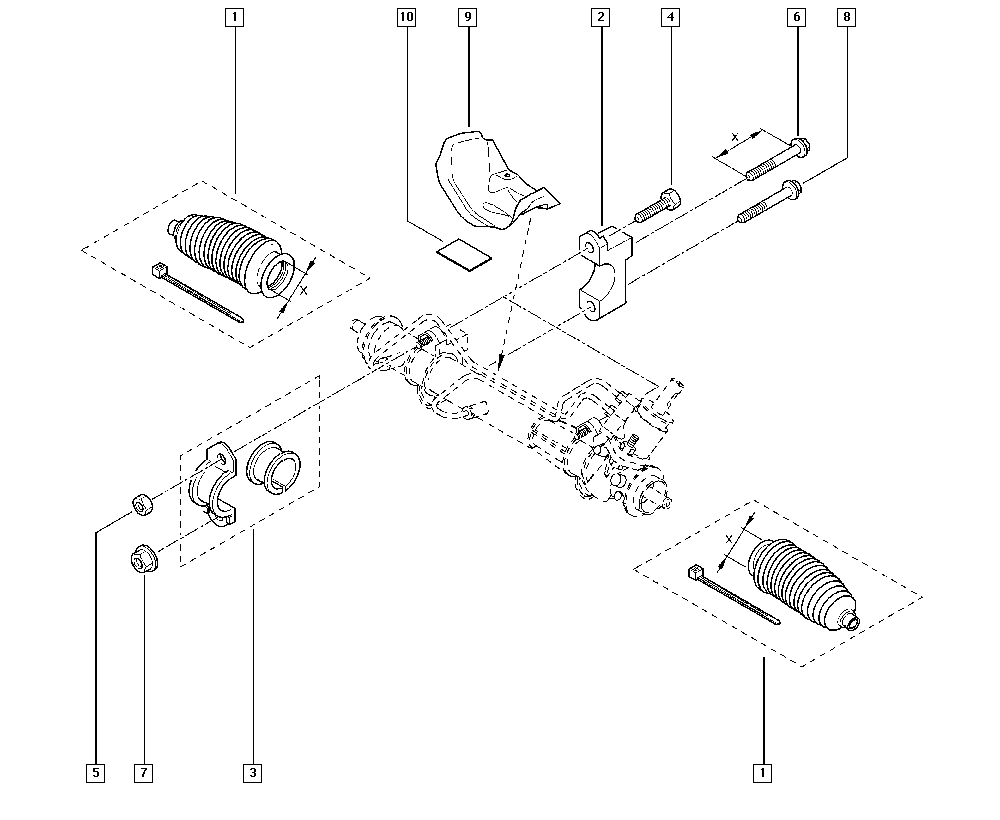 DACIA 77 03 034 221 - Гайка autosila-amz.com