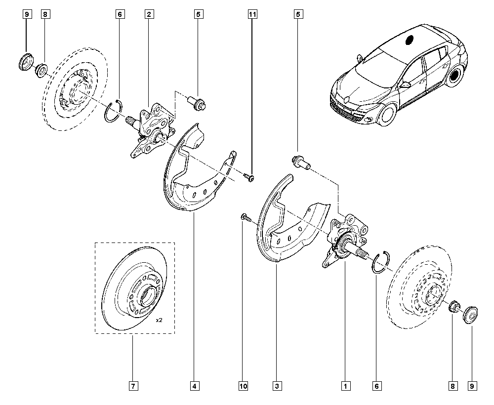 Volvo 432001539R - Тормозной диск autosila-amz.com