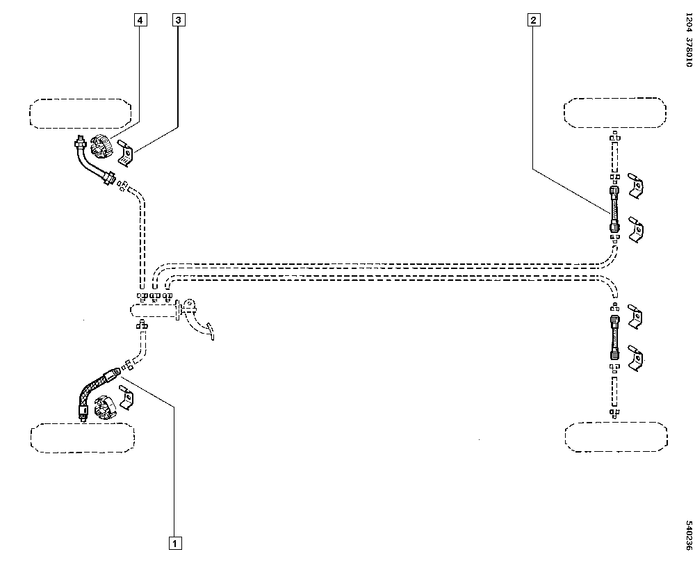 NISSAN 8200 131 598 - Тормозной шланг autosila-amz.com