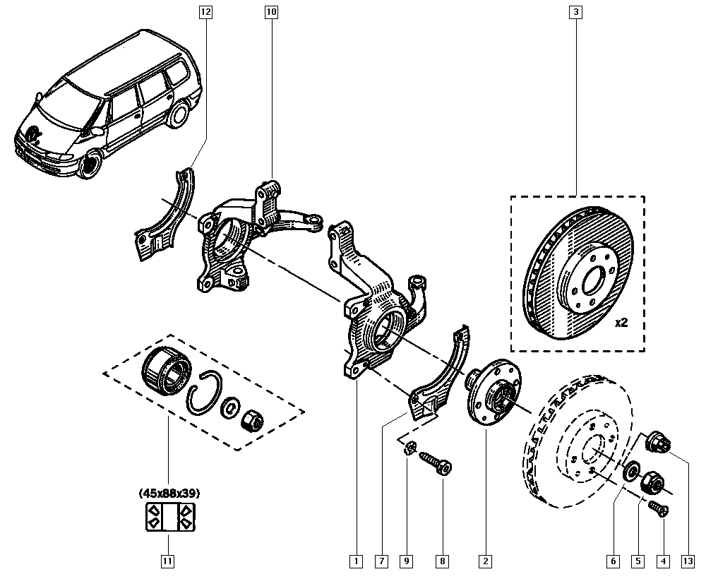 RENAULT TRUCKS 7701205843 - Тормозной диск autosila-amz.com