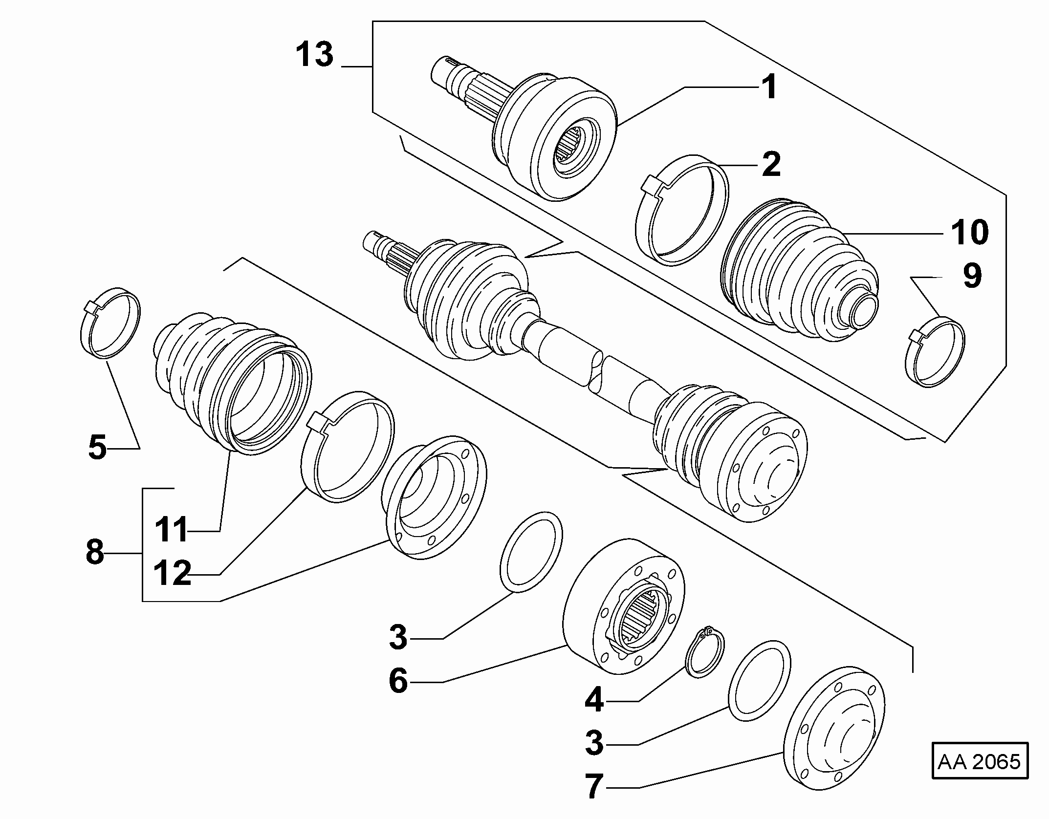 Alfarome/Fiat/Lanci 46429633 - Пыльник, приводной вал autosila-amz.com