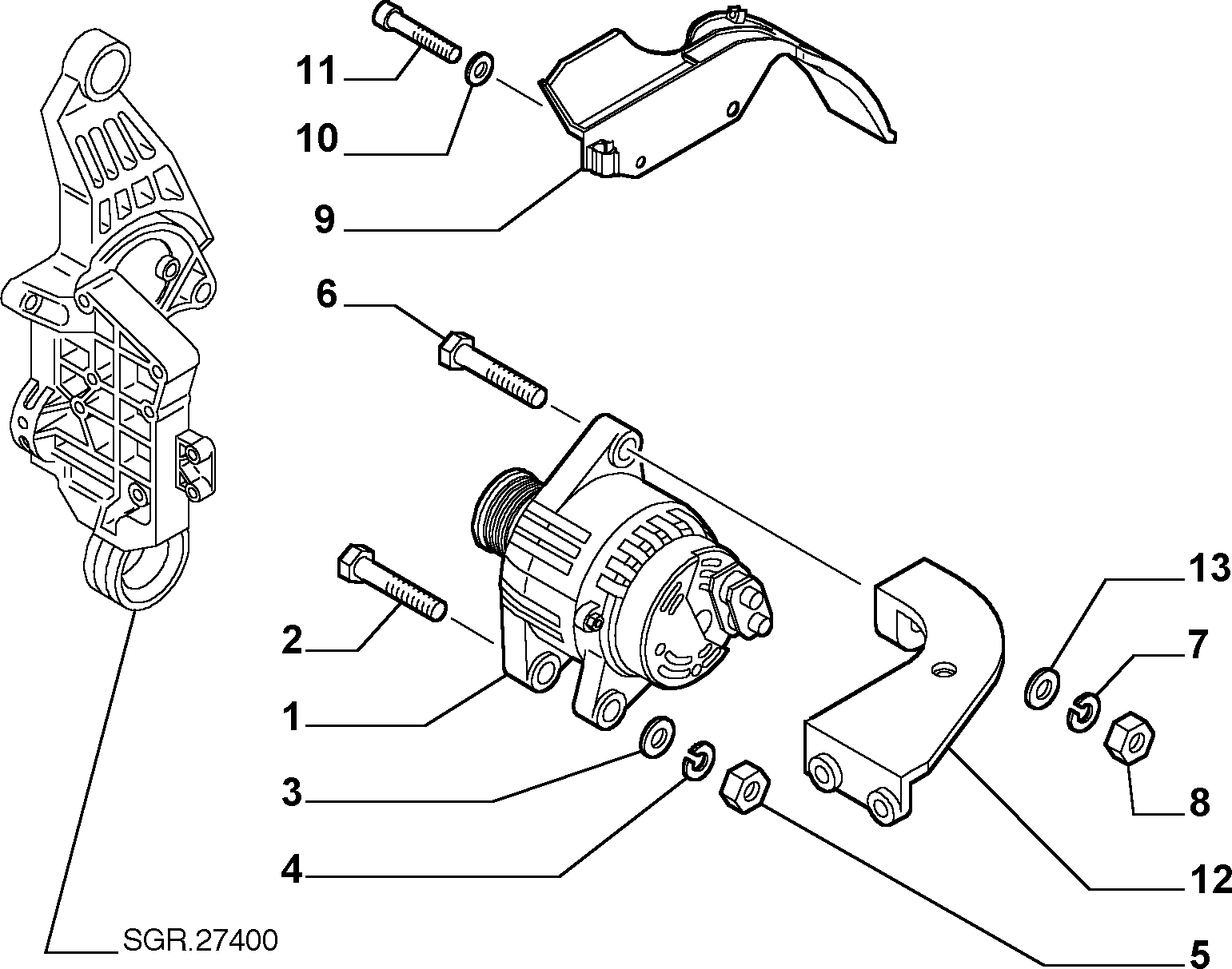 FERRARI 467 8221 9 - Генератор autosila-amz.com