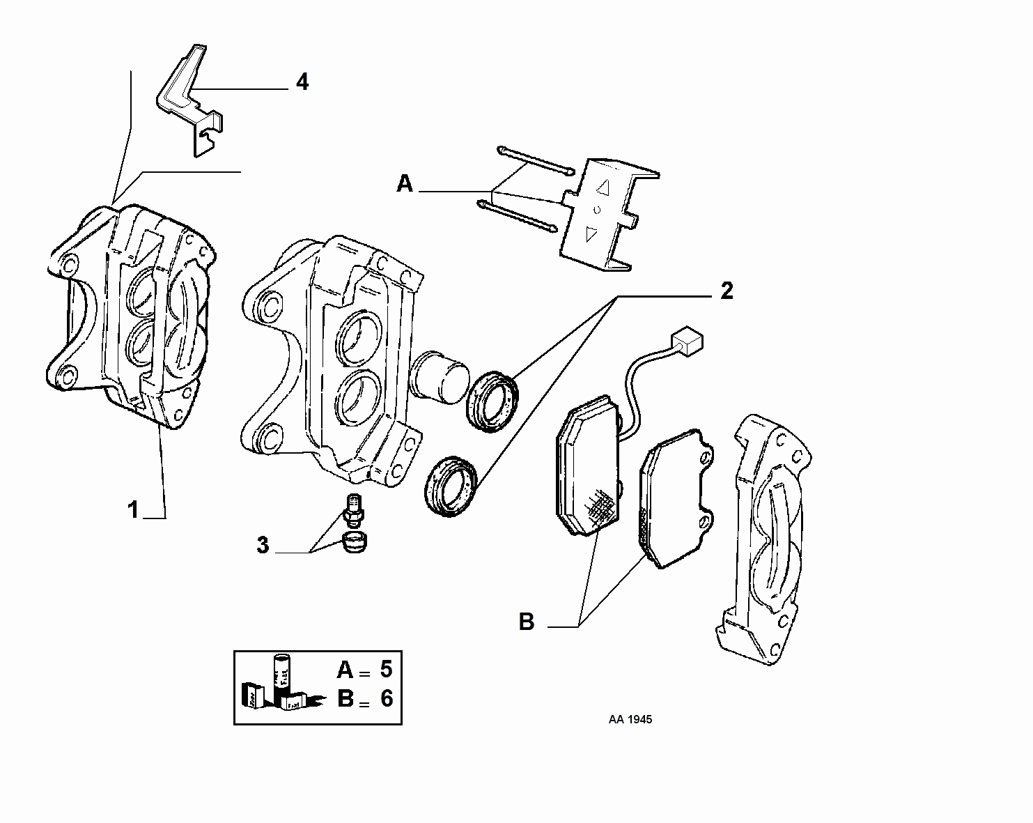 Alfa Romeo 77365490 - Тормозные колодки, дисковые, комплект autosila-amz.com