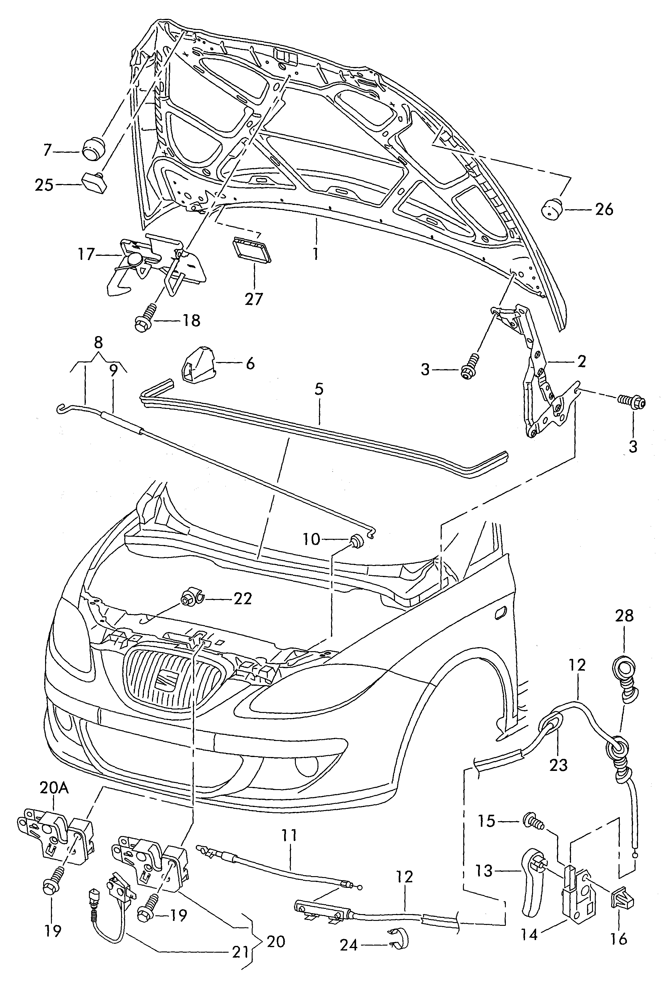 VAG 5P0823031B - Капот двигателя autosila-amz.com