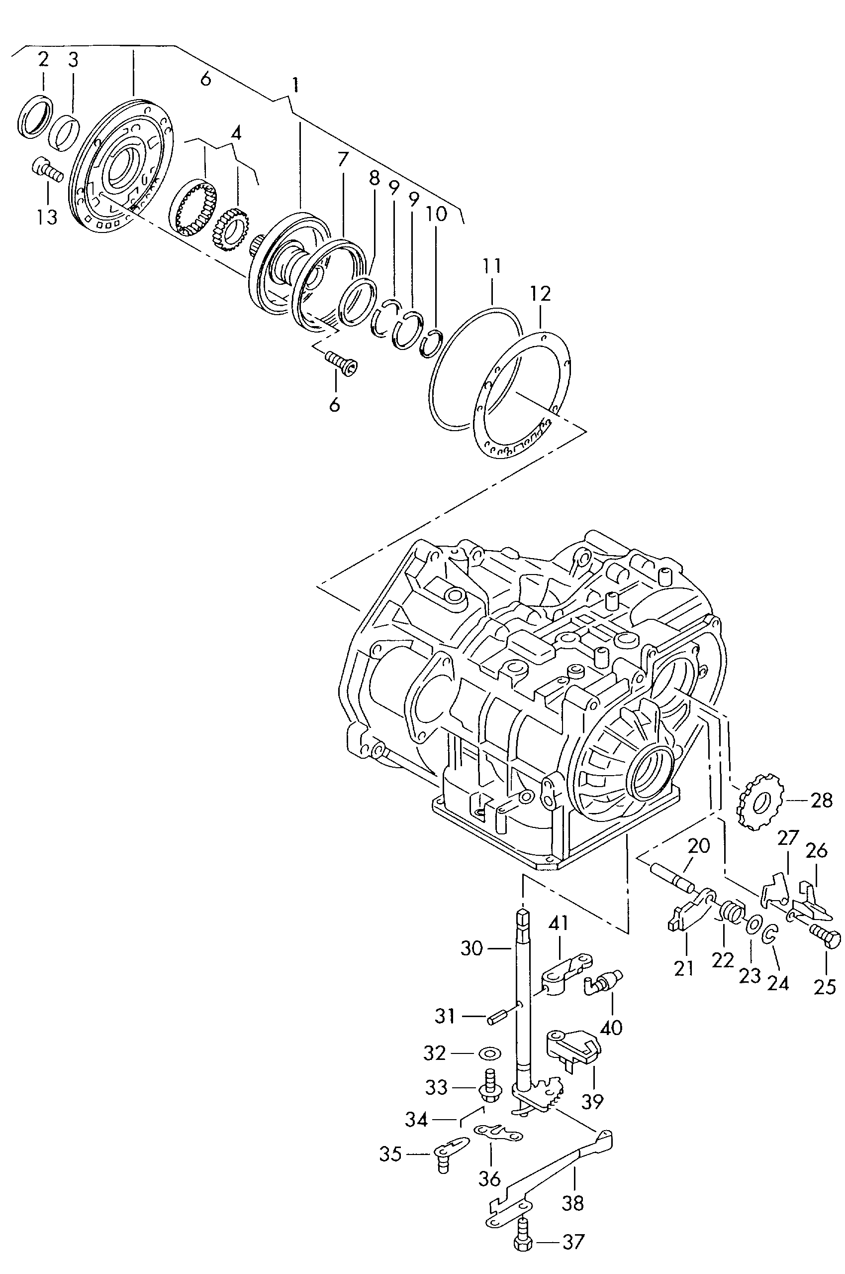 VAG 02N409355B - Полуосевой вал, дифференциал autosila-amz.com