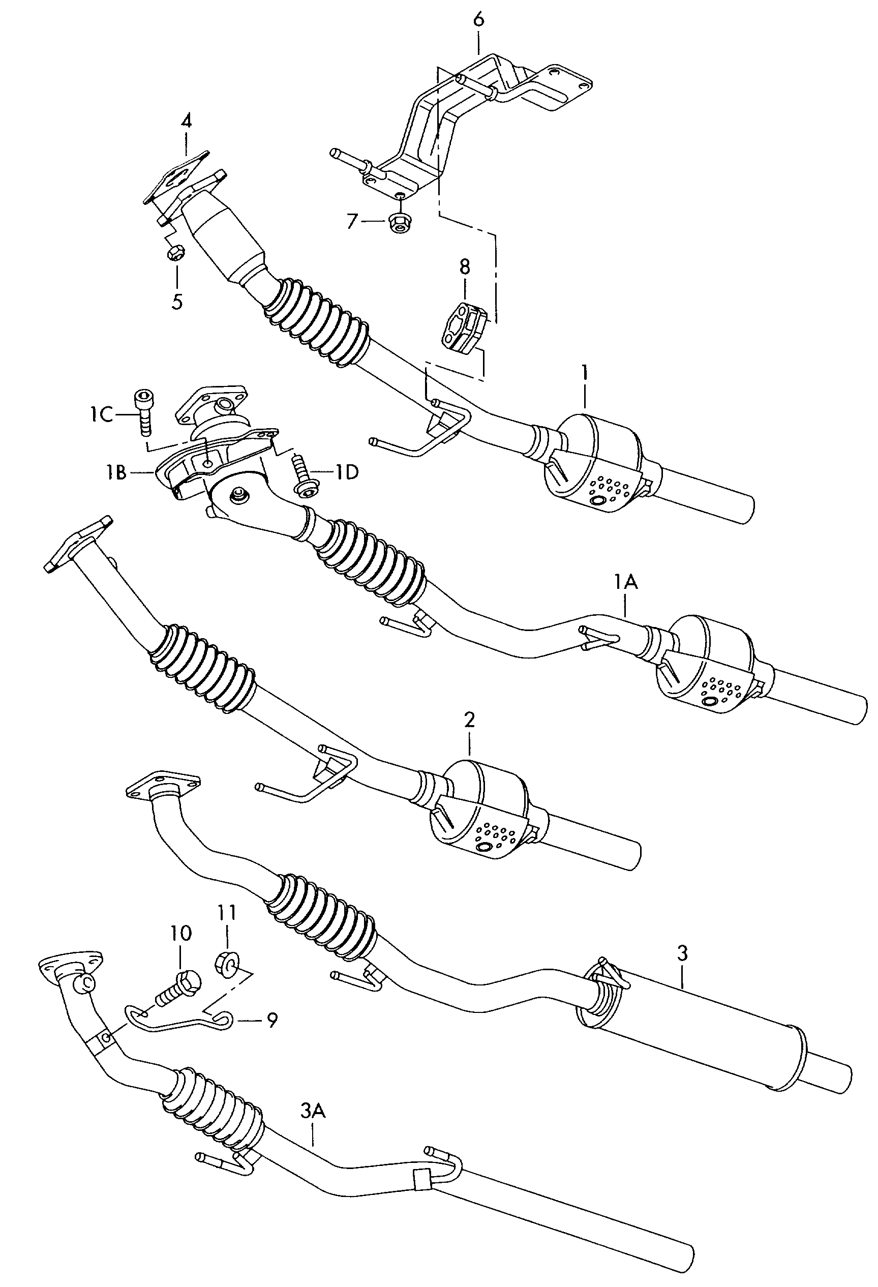 Seat N90.886.601 - Гайка, выпускной коллектор autosila-amz.com