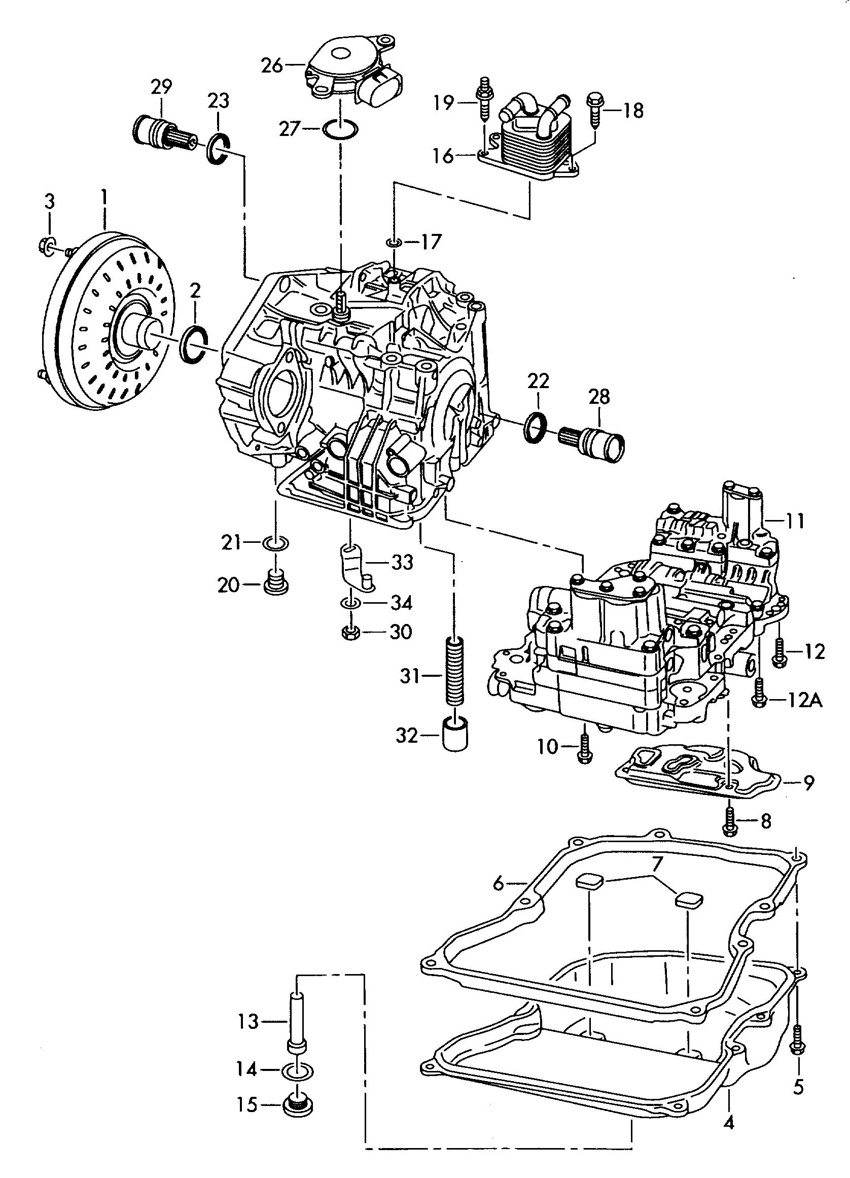 VW 09D321181B - Уплотнительное кольцо, резьбовая пробка маслосливного отверстия autosila-amz.com