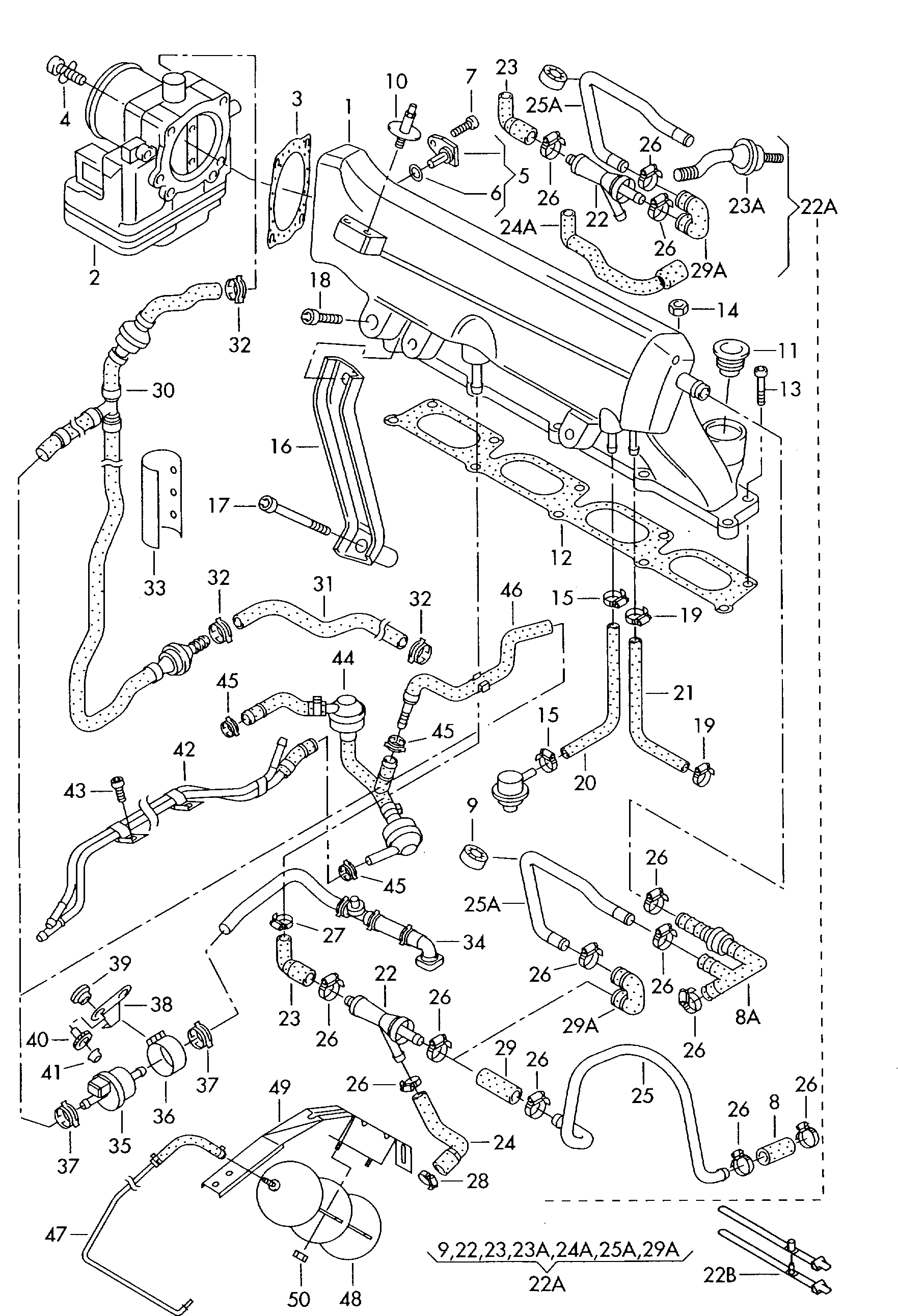 VW 058 133 753D - Клапан возврата ОГ autosila-amz.com