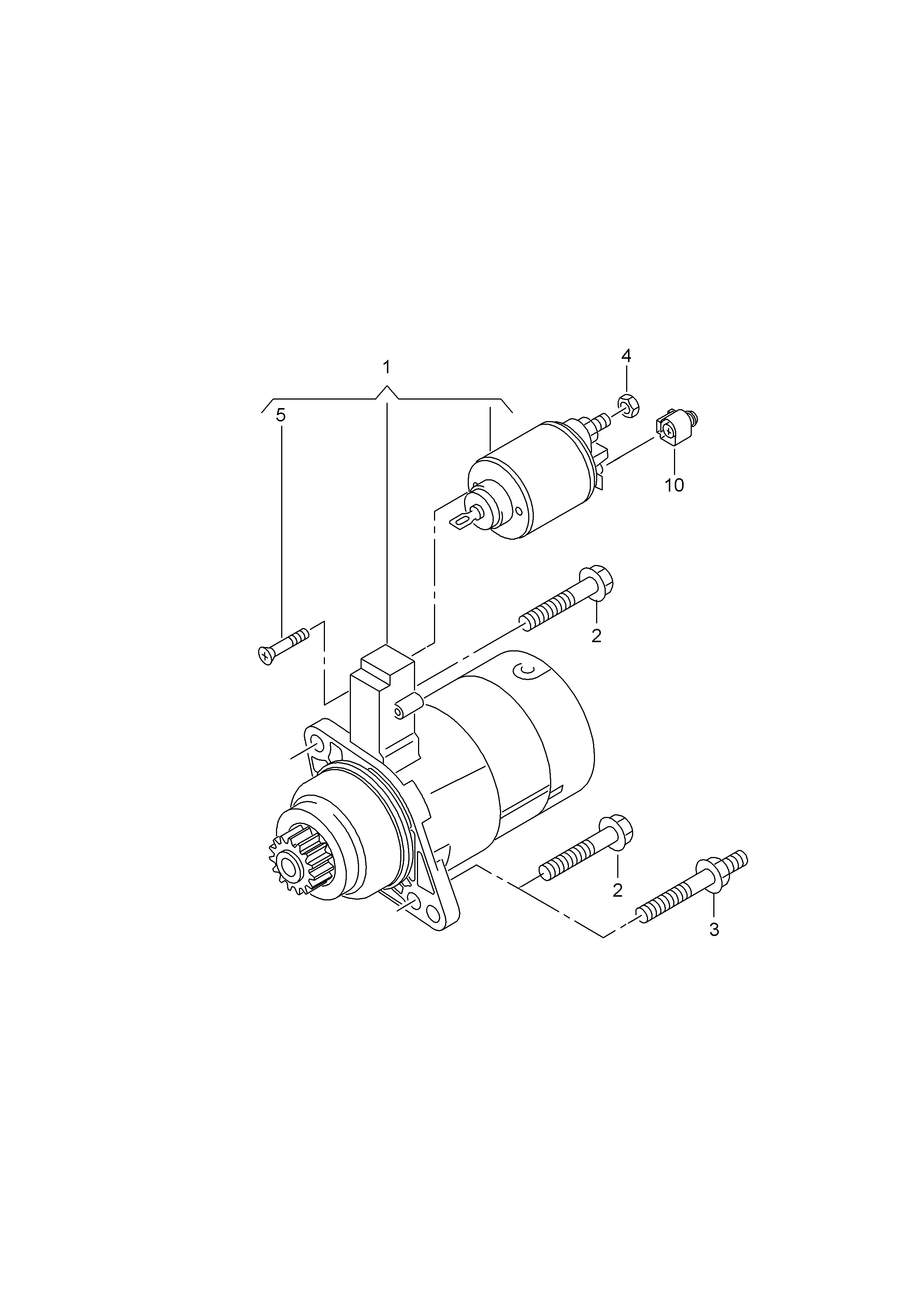 Seat 02Z 911 024 F - Стартер autosila-amz.com