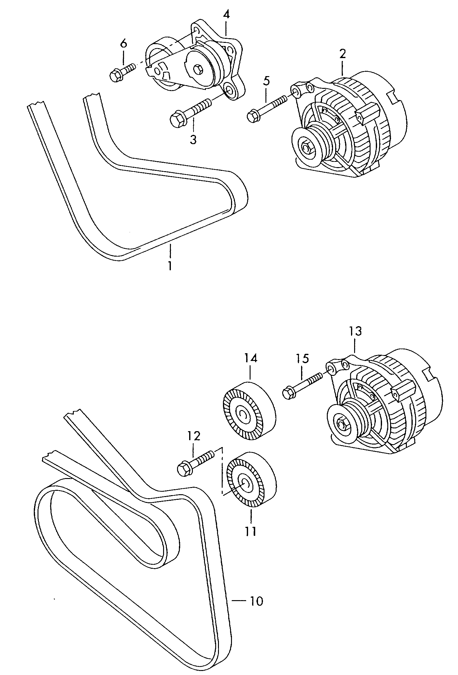 VW 03C145299C - Натяжитель, поликлиновый ремень autosila-amz.com