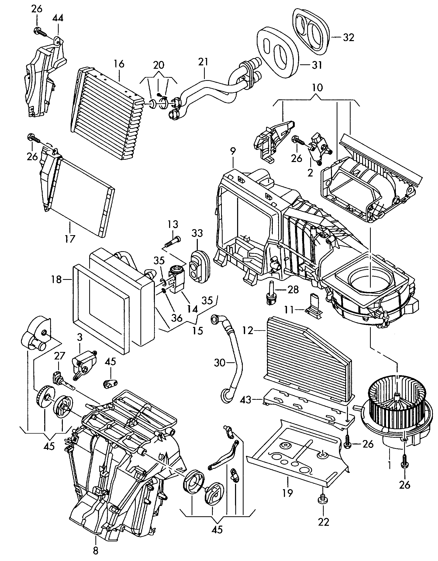 VAG 1K1 819 015 C - ВЕНТИЛЯТОР autosila-amz.com