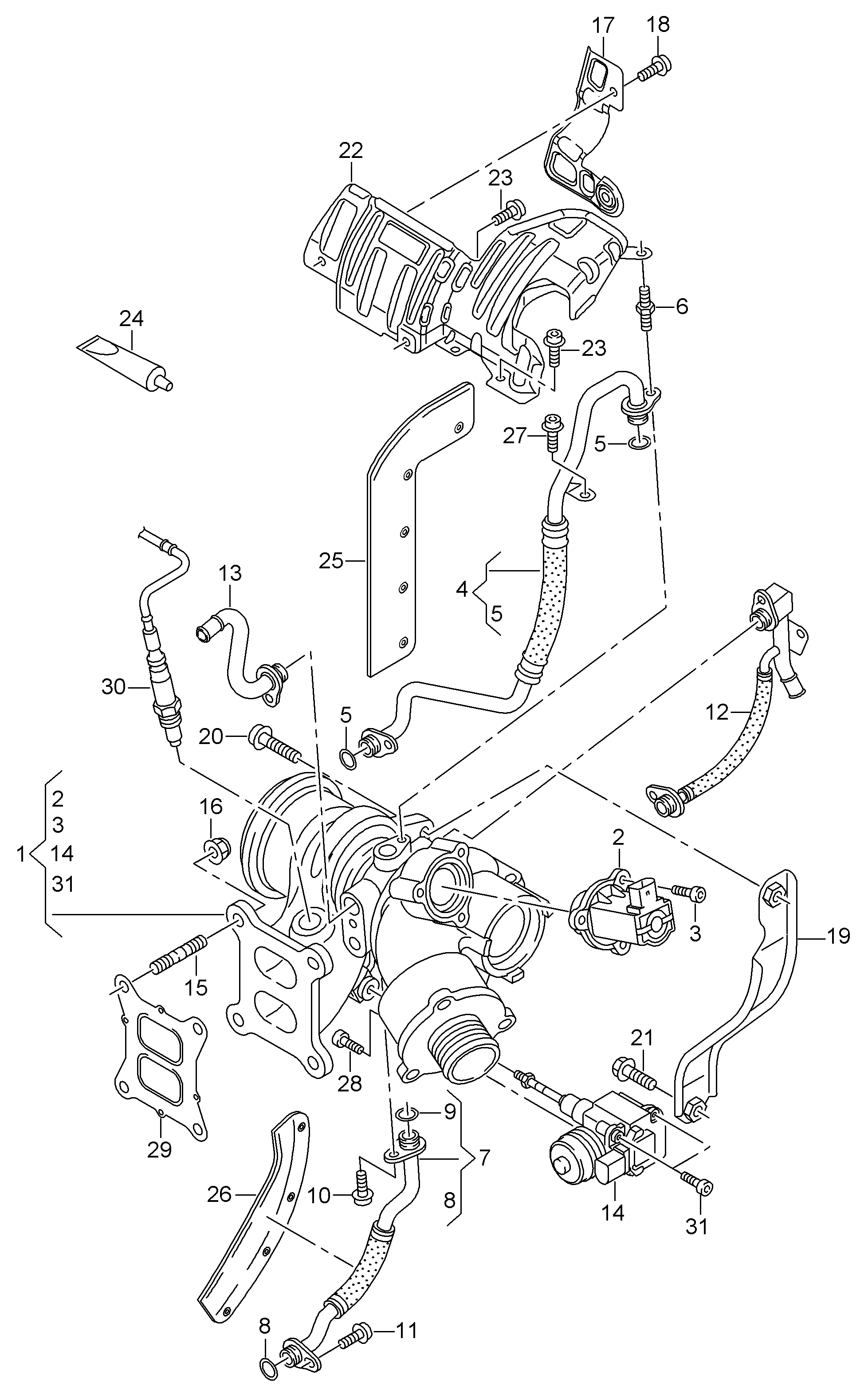 Seat 06K145701N - Турбина, компрессор autosila-amz.com