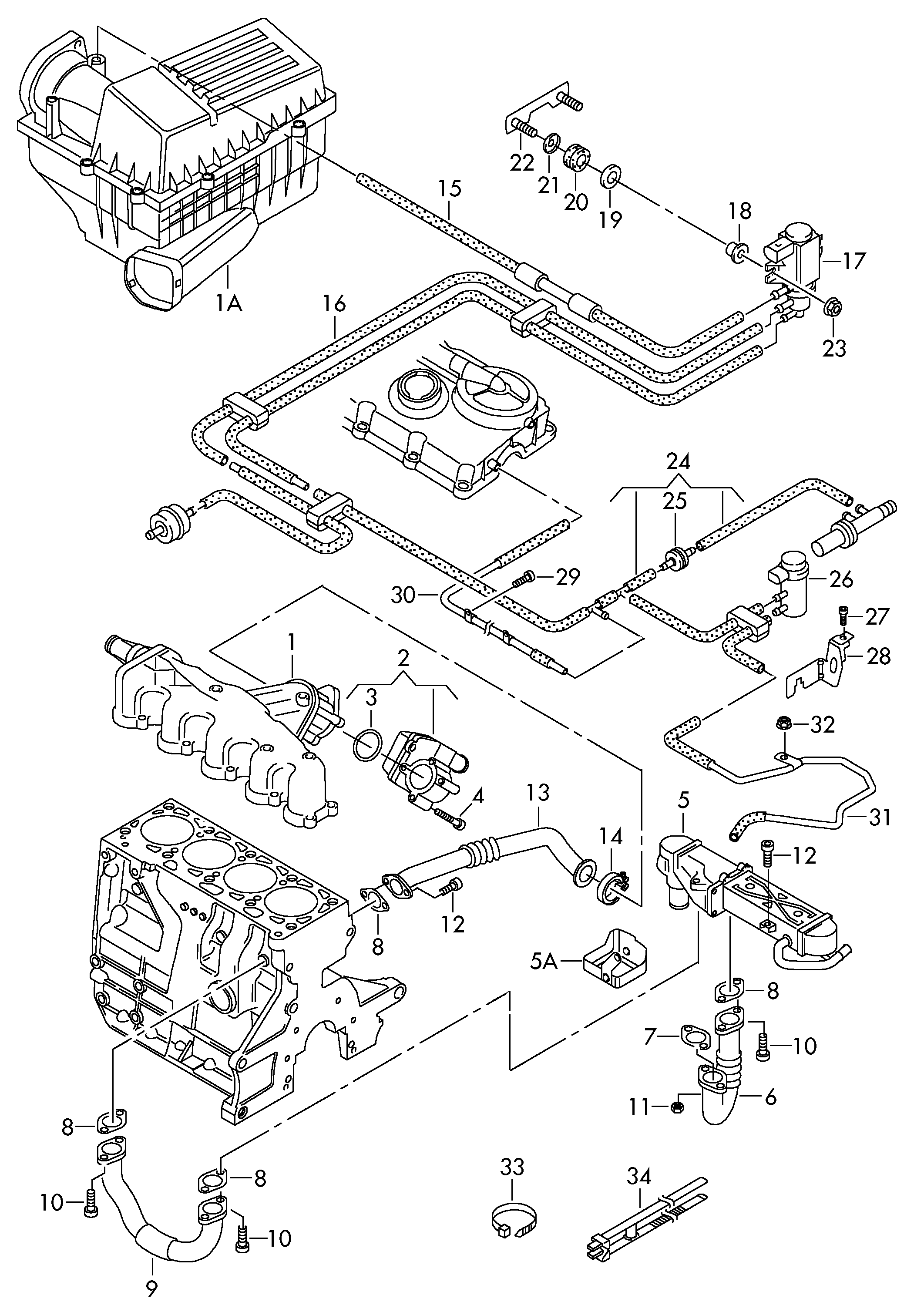 VW 03K 131 547 C - Прокладка, клапан возврата ОГ autosila-amz.com