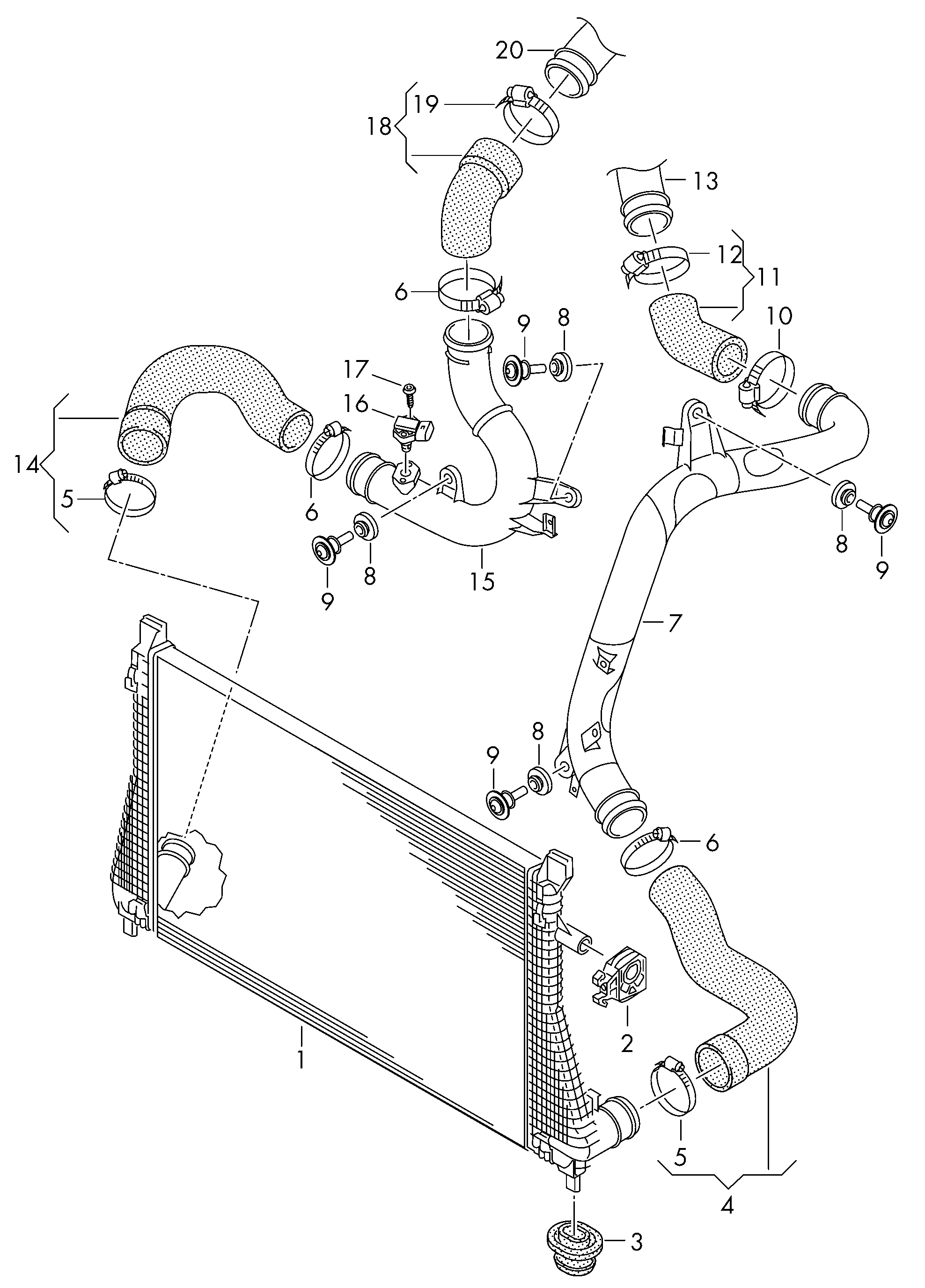 Seat 6C0145770A - Трубка, нагнетание воздуха autosila-amz.com