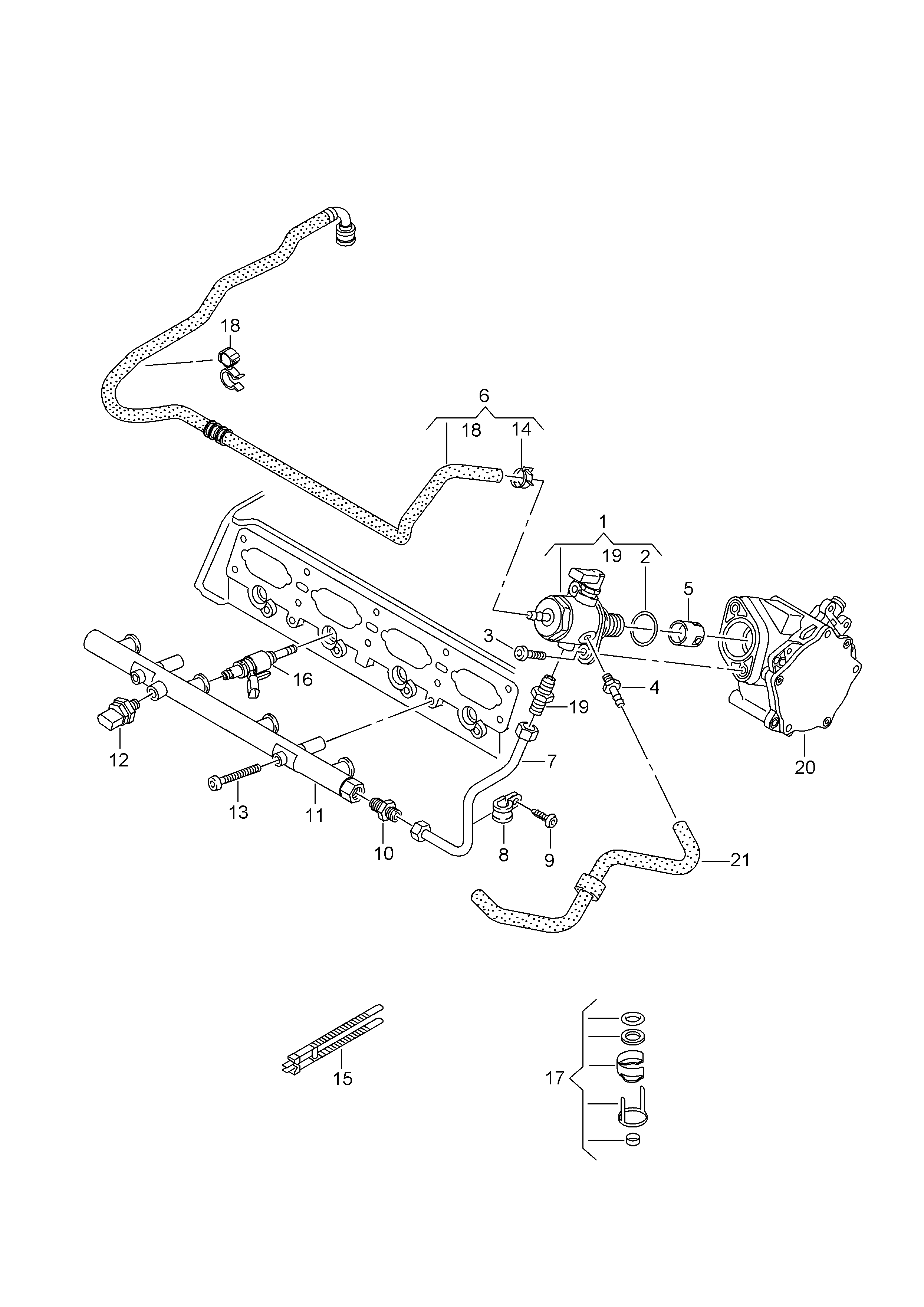 VAG 06L127025R - НАСОС ТОПЛИВНЫЙ МЕХАНИЧЕСКИЙ autosila-amz.com