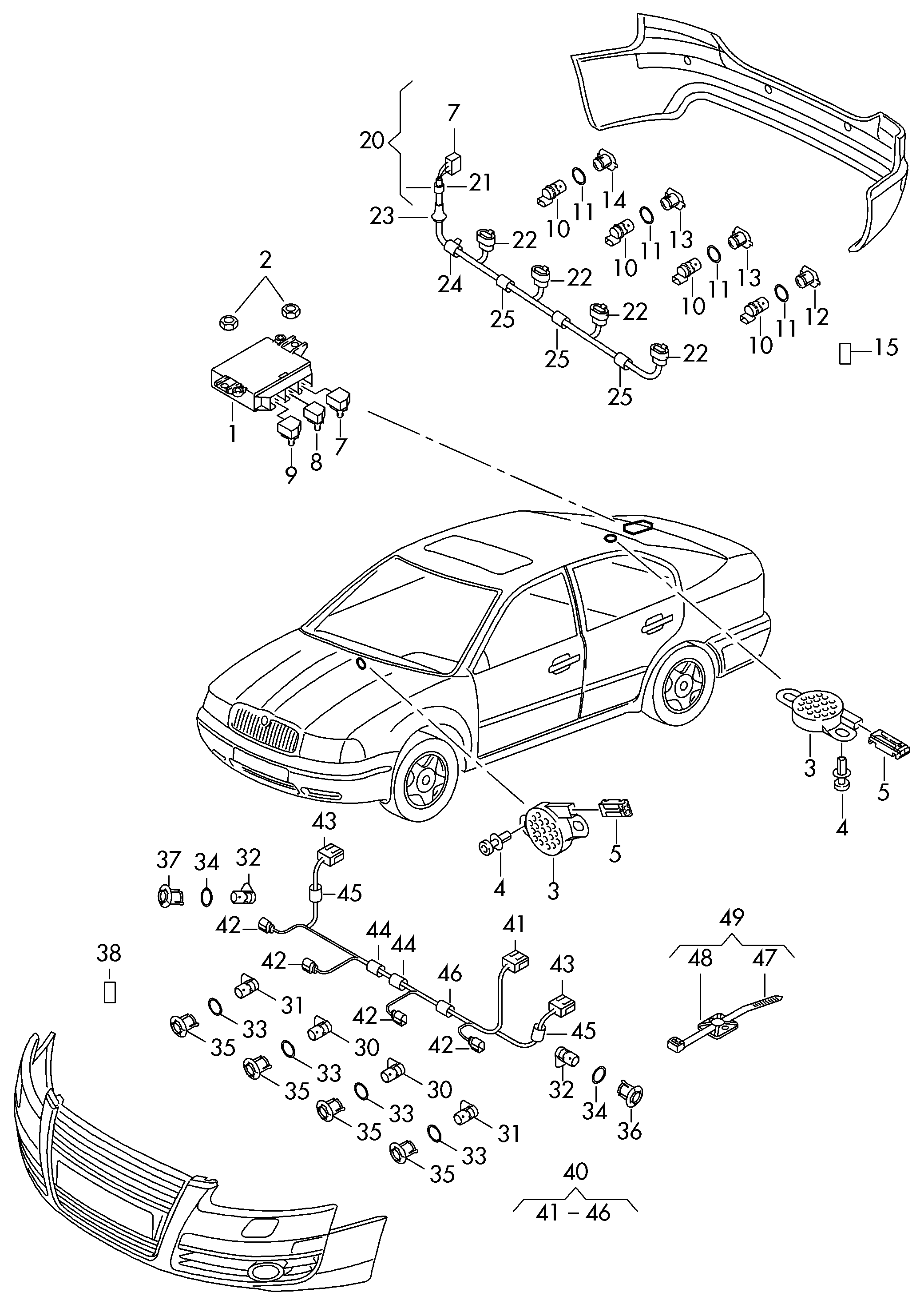 Seat 4H0 919 275 A - Датчик, система помощи при парковке autosila-amz.com