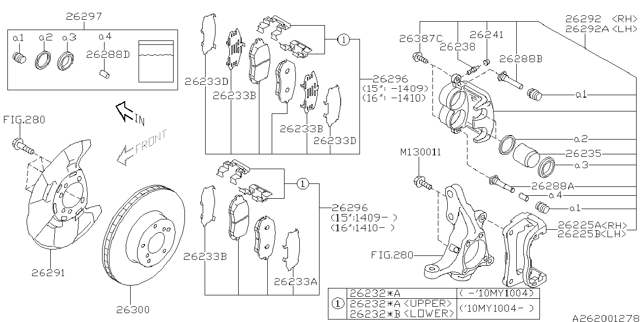 VAG 26300SA001 - Тормозной диск autosila-amz.com