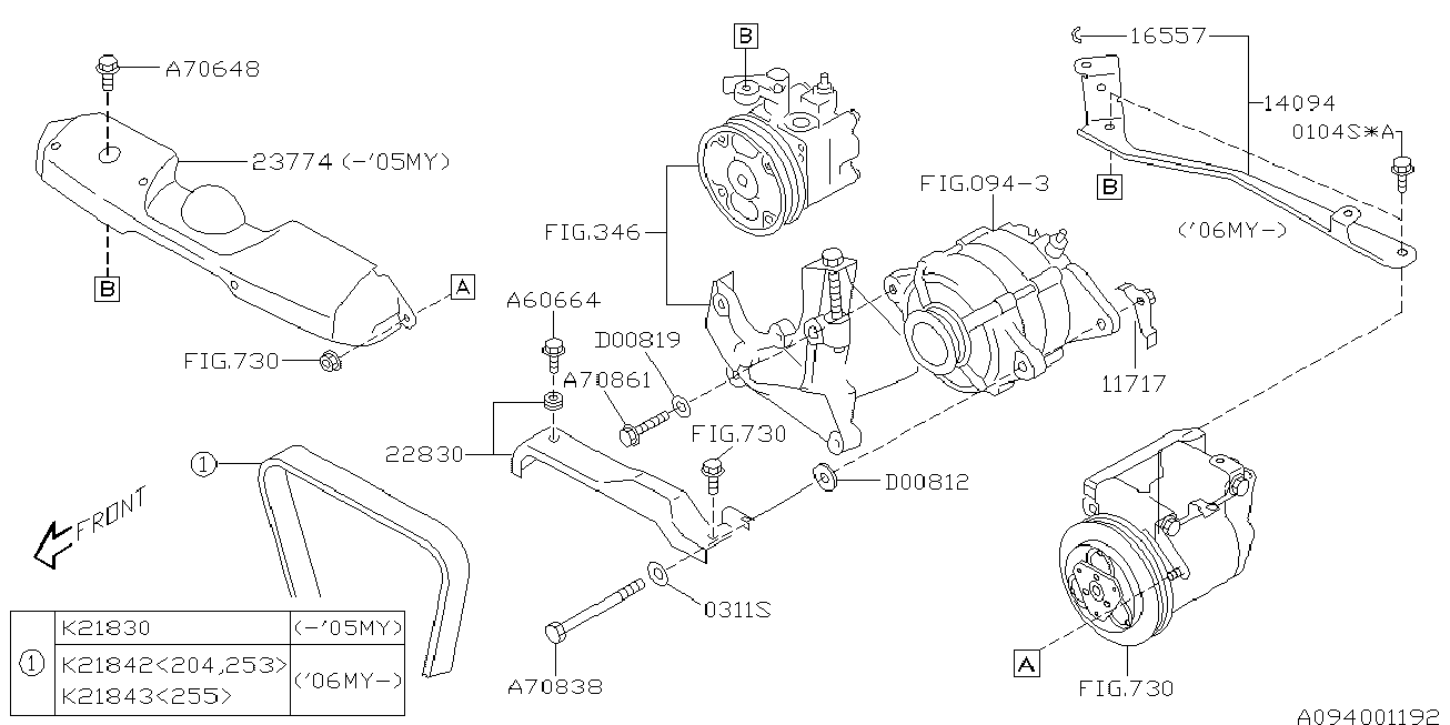 Bedford 809218300 - Поликлиновой ремень autosila-amz.com