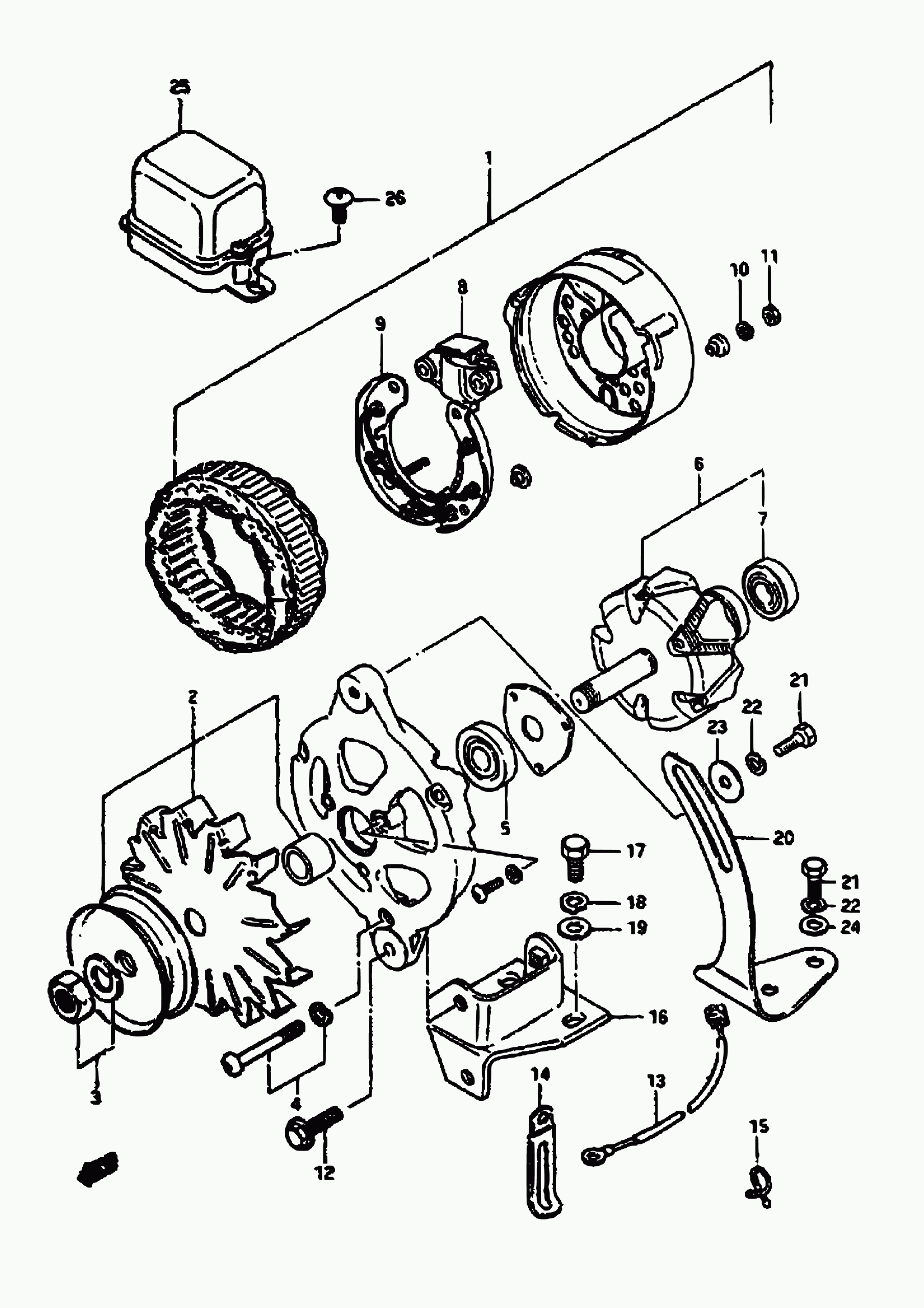 TOFAS 31400-78432 - Генератор autosila-amz.com