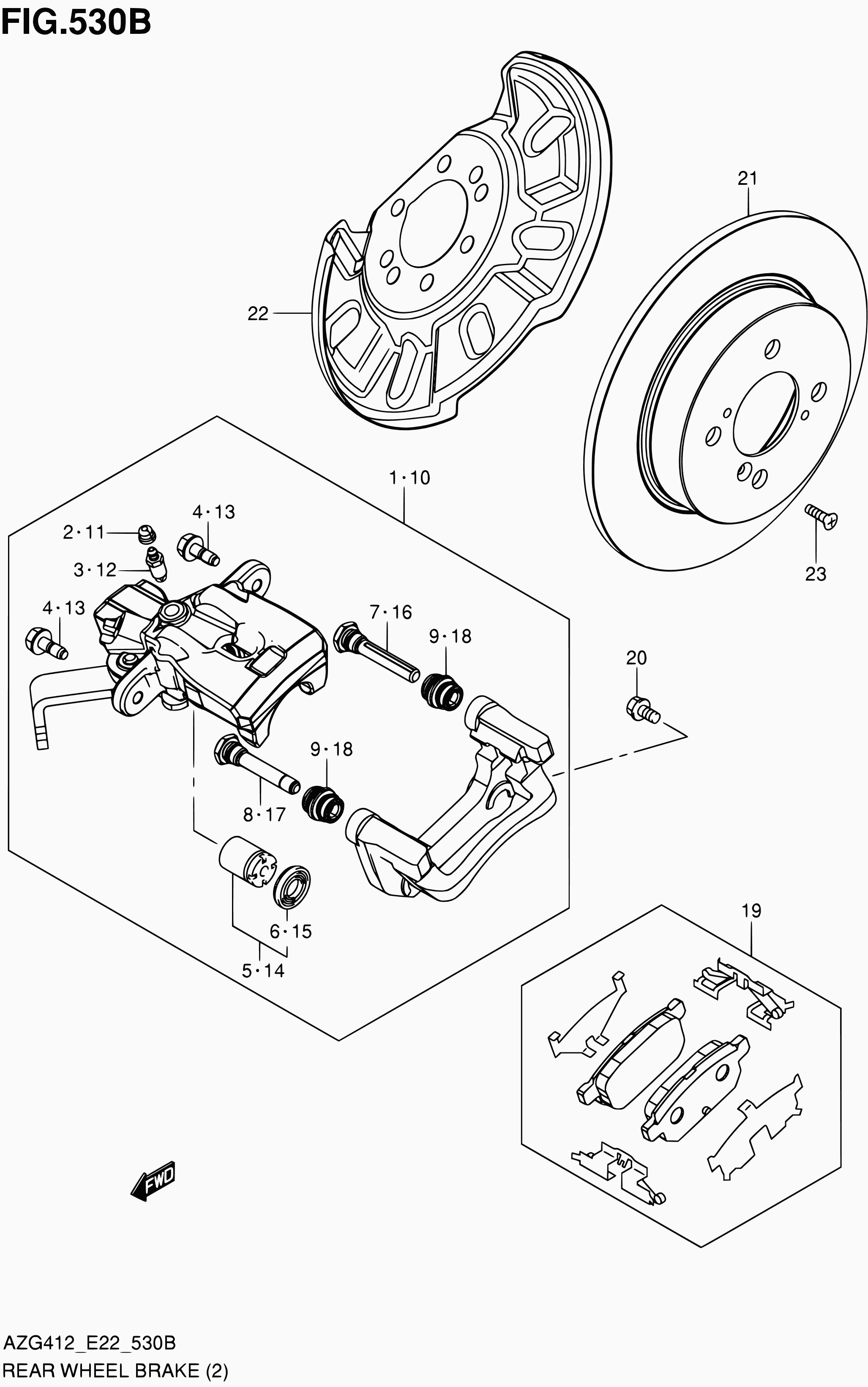 Suzuki 55890-68L00 - ПОРШЕНЬ ТОРМОЗНОГО ЦИЛИНДРА autosila-amz.com