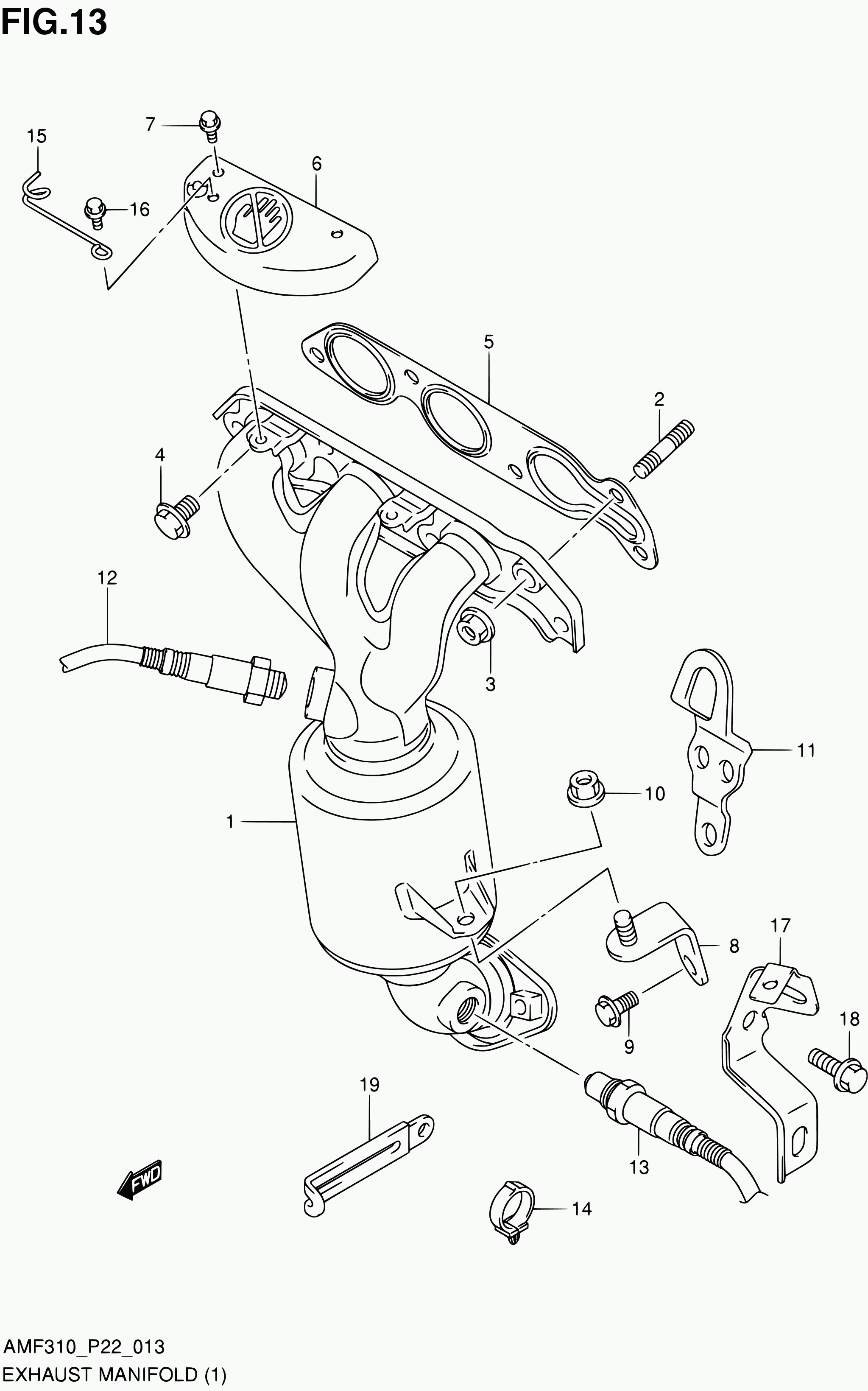 Suzuki 18213-M68KB-0 - Лямбда-зонд, датчик кислорода autosila-amz.com