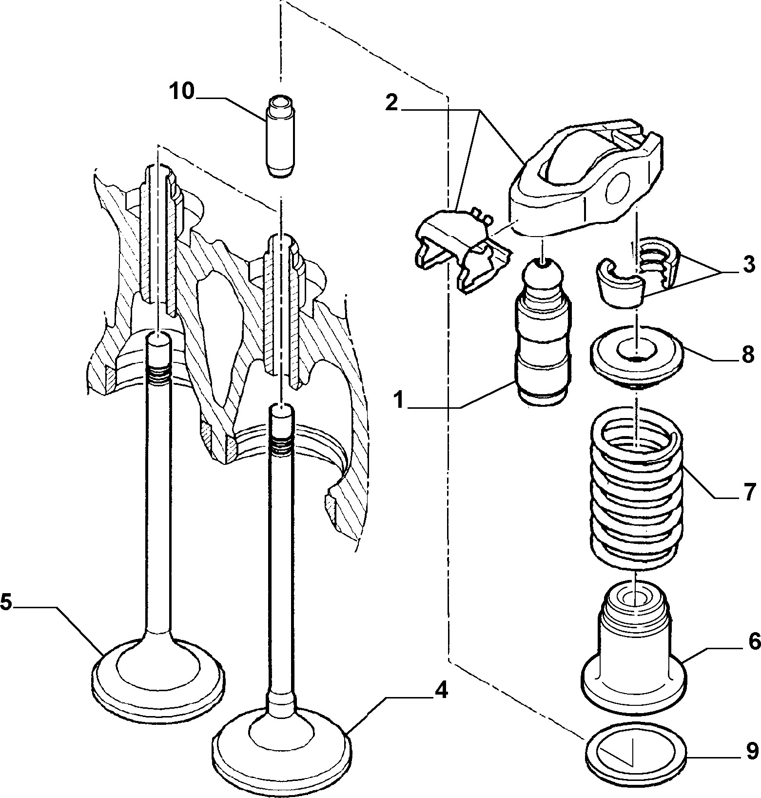 VW 9464396380 - Толкатель, гидрокомпенсатор autosila-amz.com