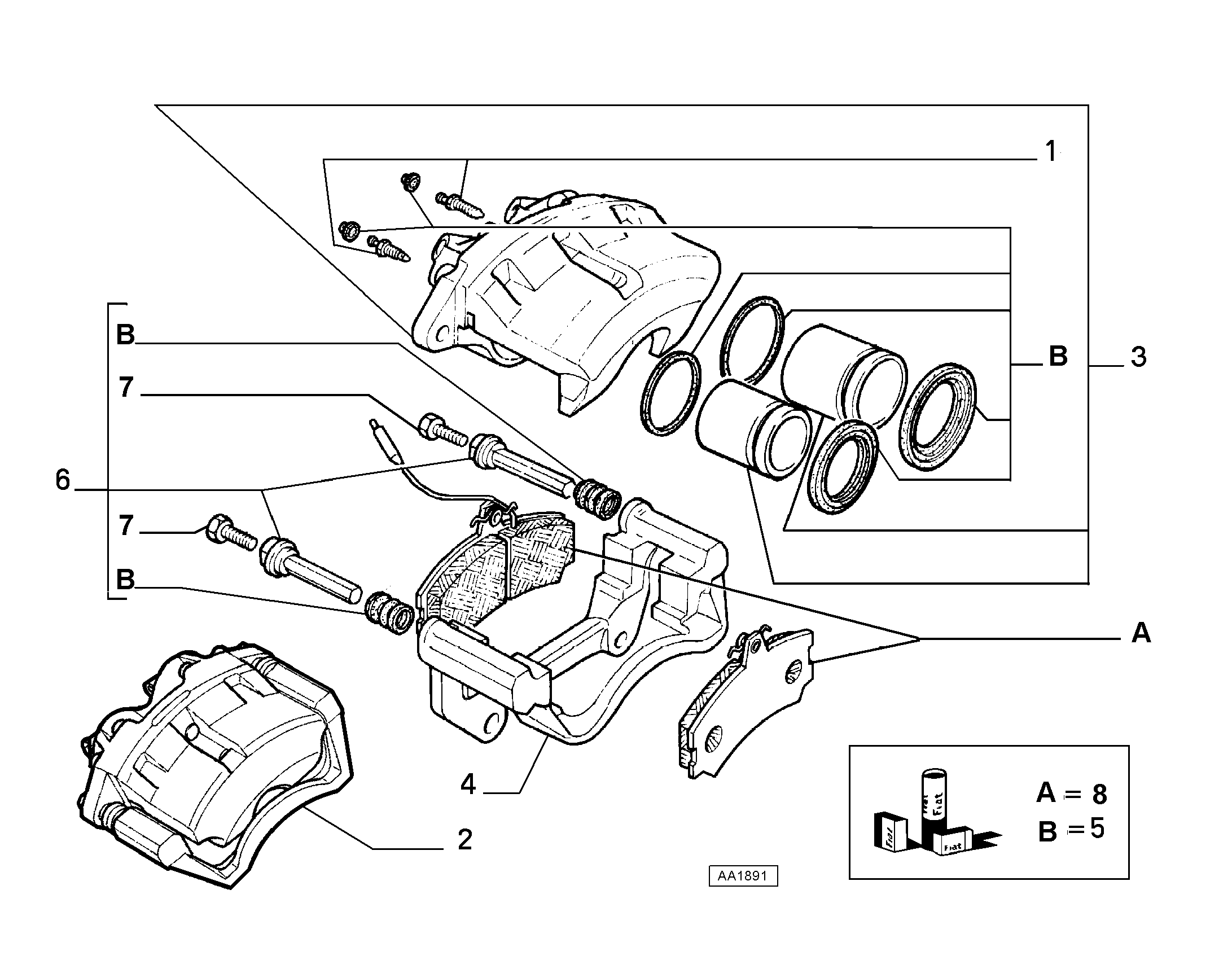 CITROËN/PEUGEOT 9945805 - Тормозной суппорт autosila-amz.com