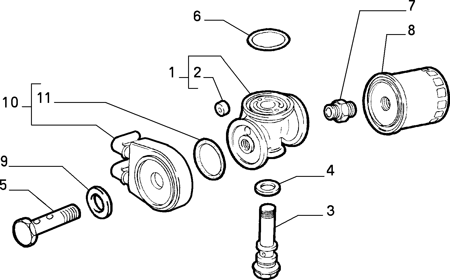 FIAT 98485801 - Масляный фильтр autosila-amz.com