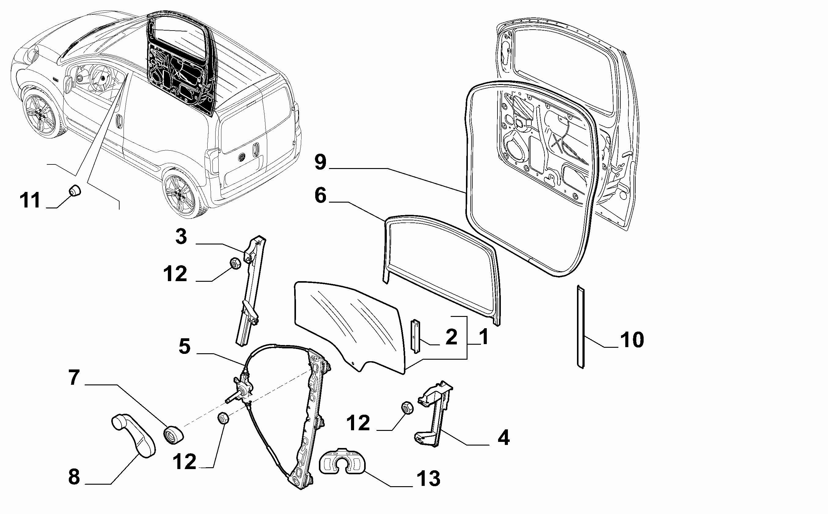 CITROËN 1354700080 - Стеклоподъемник autosila-amz.com