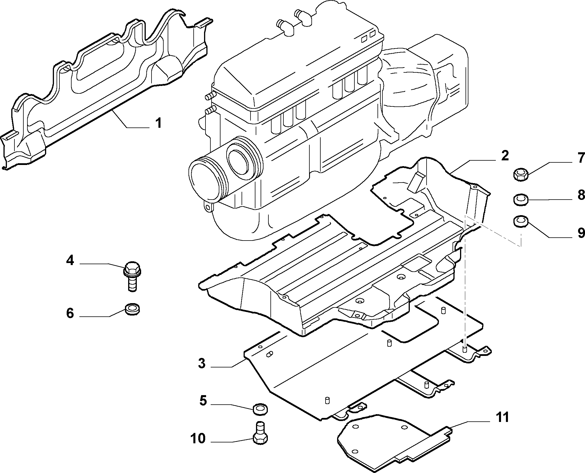 FIAT 11586121 - Болт с шайбой autosila-amz.com