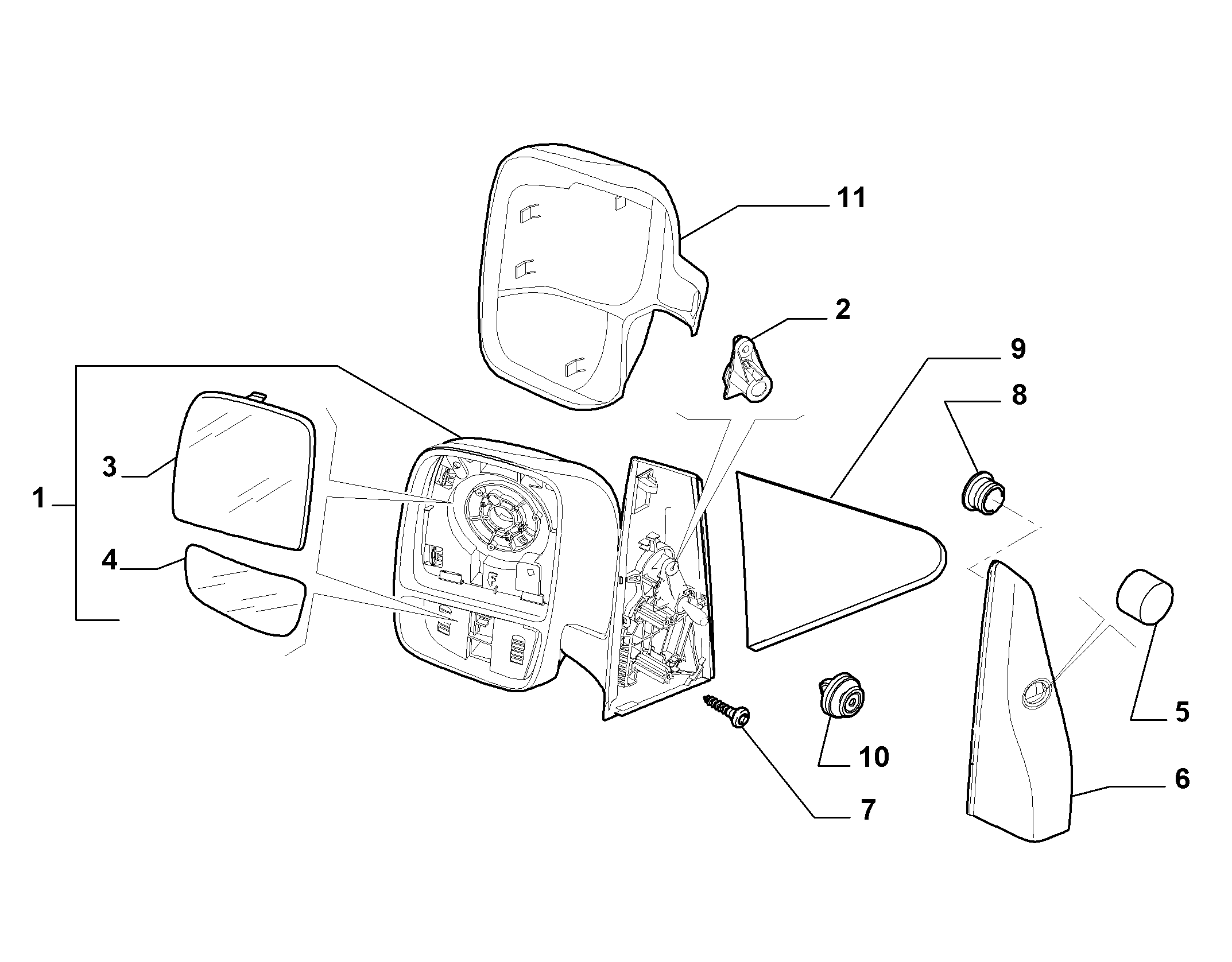 FIAT 9467159980 - CAP LH autosila-amz.com