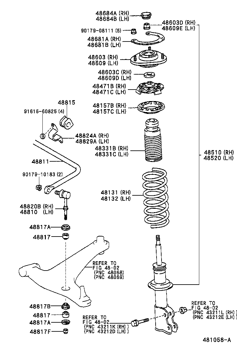 TOYOTA 90948-02032 - Тяга / стойка, стабилизатор autosila-amz.com