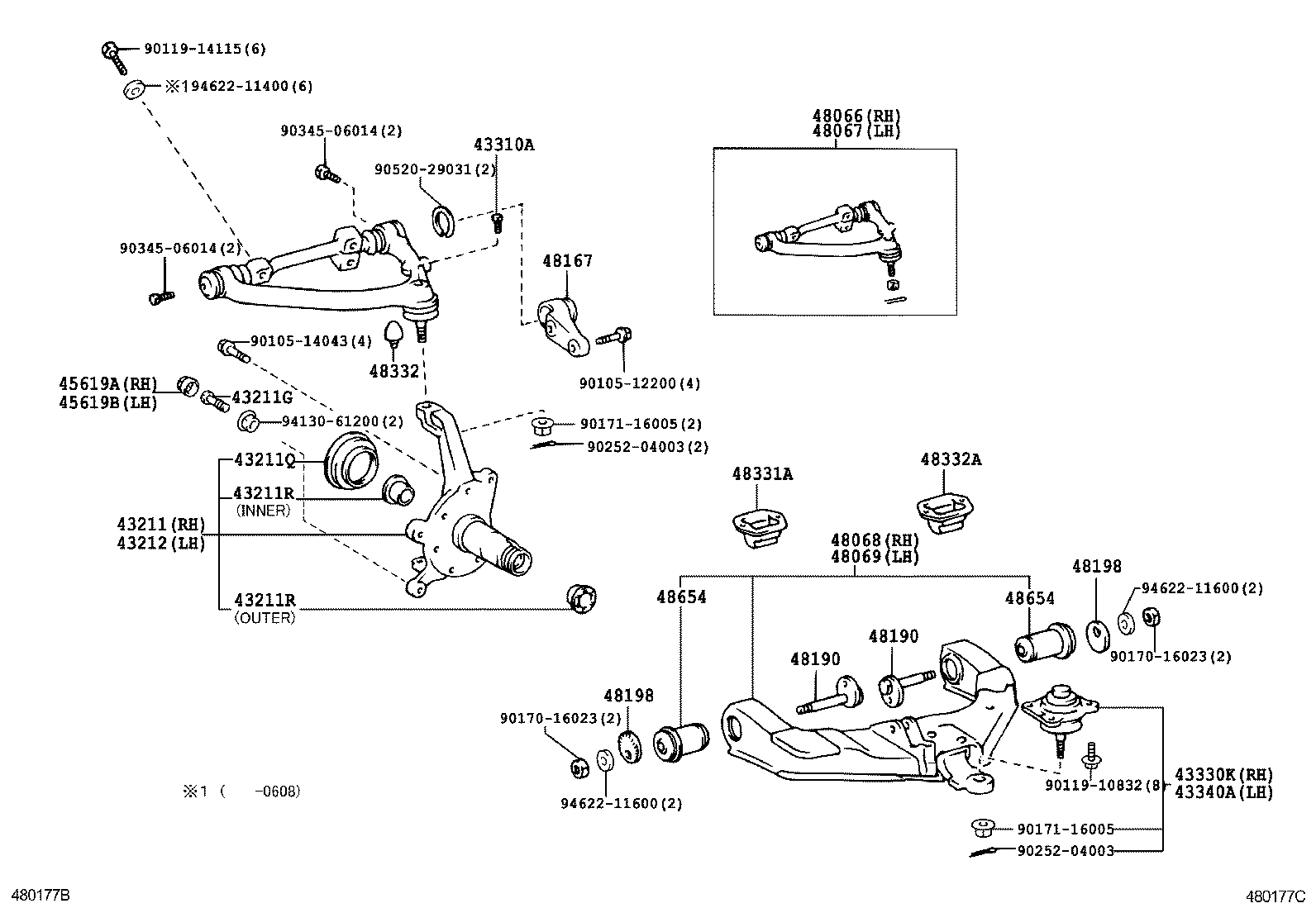 Land Rover 4333029305 - Шаровая опора, несущий / направляющий шарнир autosila-amz.com