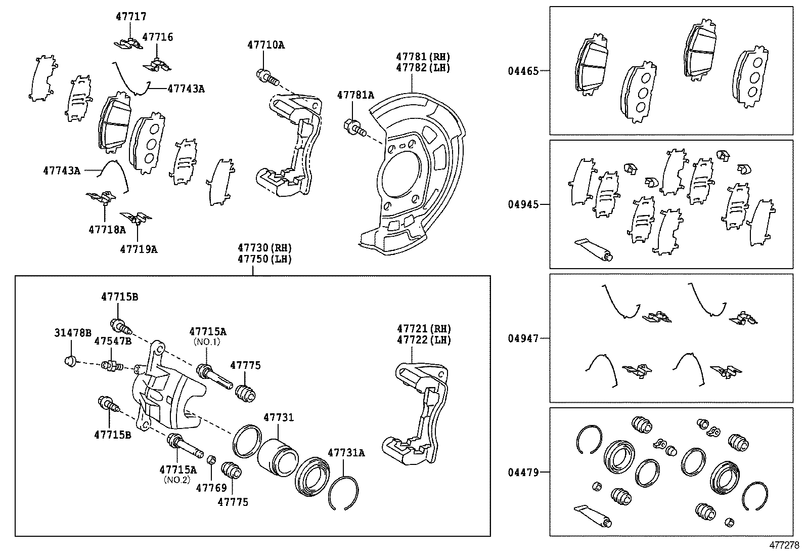 TOYOTA 47731-33050 - Поршень, корпус скобы тормоза autosila-amz.com