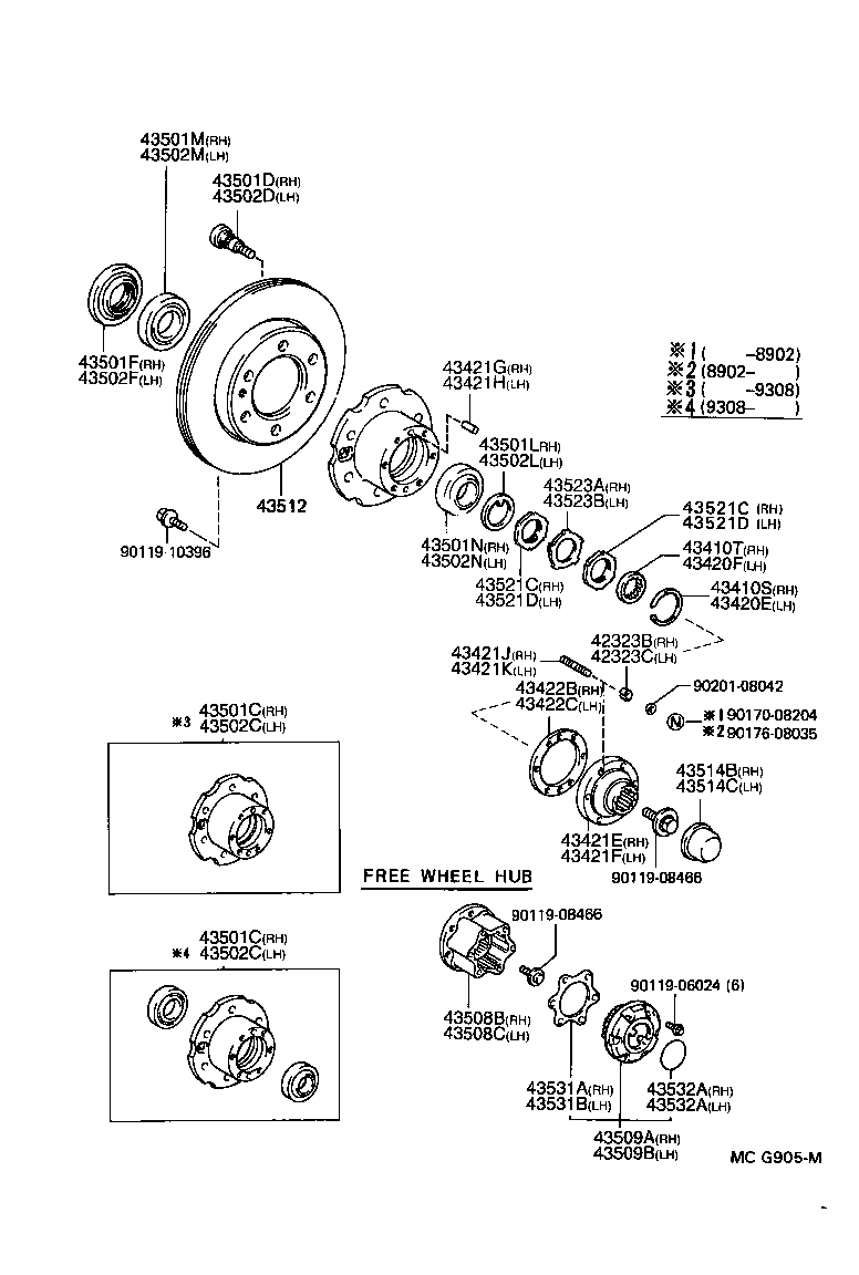 TOYOTA 9031166001 - Сальники ходовой autosila-amz.com