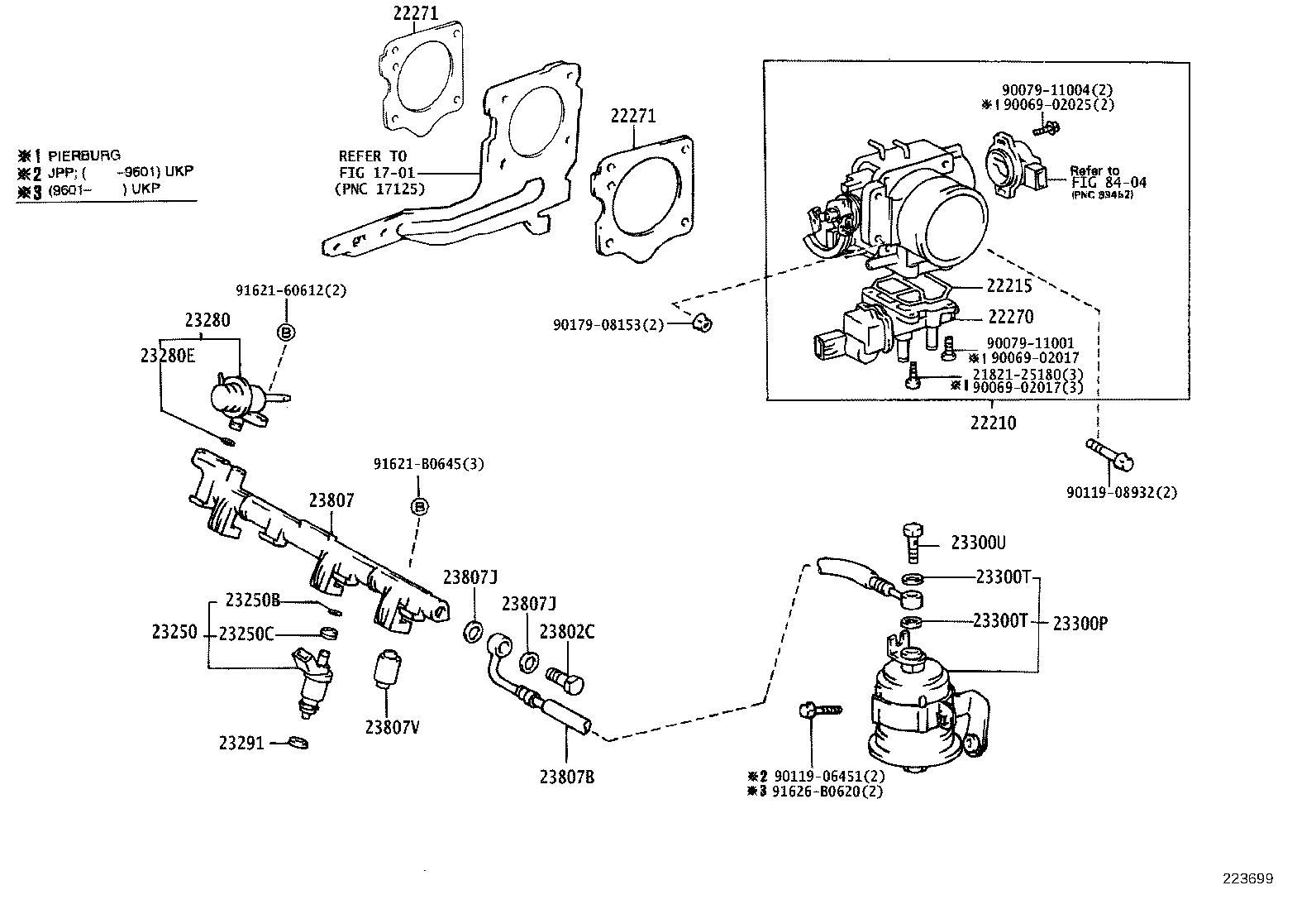 LEXUS 2330019325 - FILTER, FUEL(FOR EFI) autosila-amz.com