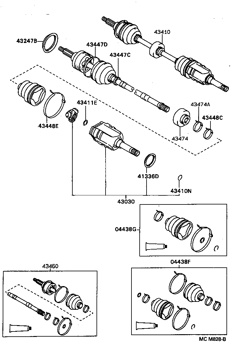 Berliet 04438-12162 - Пыльник, приводной вал autosila-amz.com