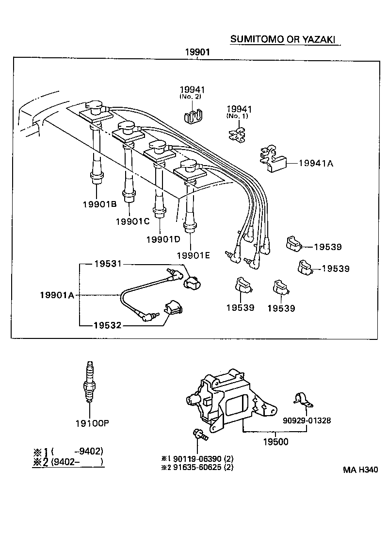 TOYOTA 90080 91048 - свеча зажигания Niss autosila-amz.com