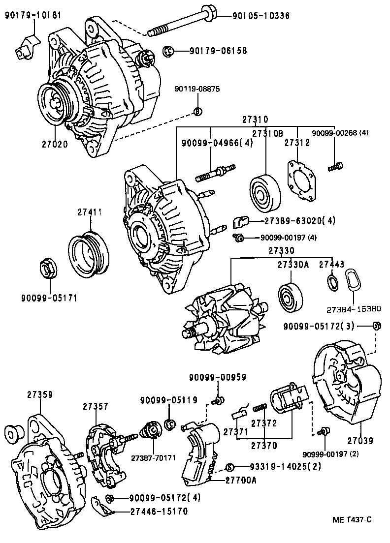 Berliet 2706002060 - Генератор autosila-amz.com