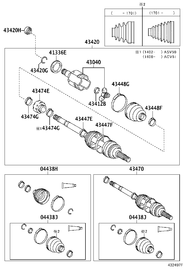 TOYOTA 04438-06610 - Пыльник ШРУСа autosila-amz.com