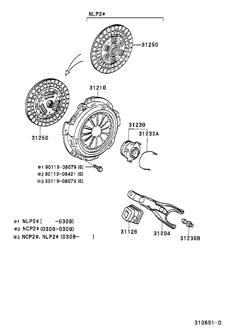 TOYOTA 31210-12191 - корзина сцепления Toyo autosila-amz.com